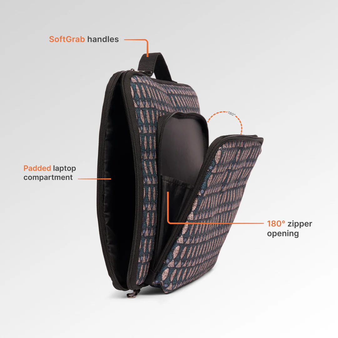 Gangtok Epoch Signature Laptop Sleeve - 14inch (Black) - Image 6