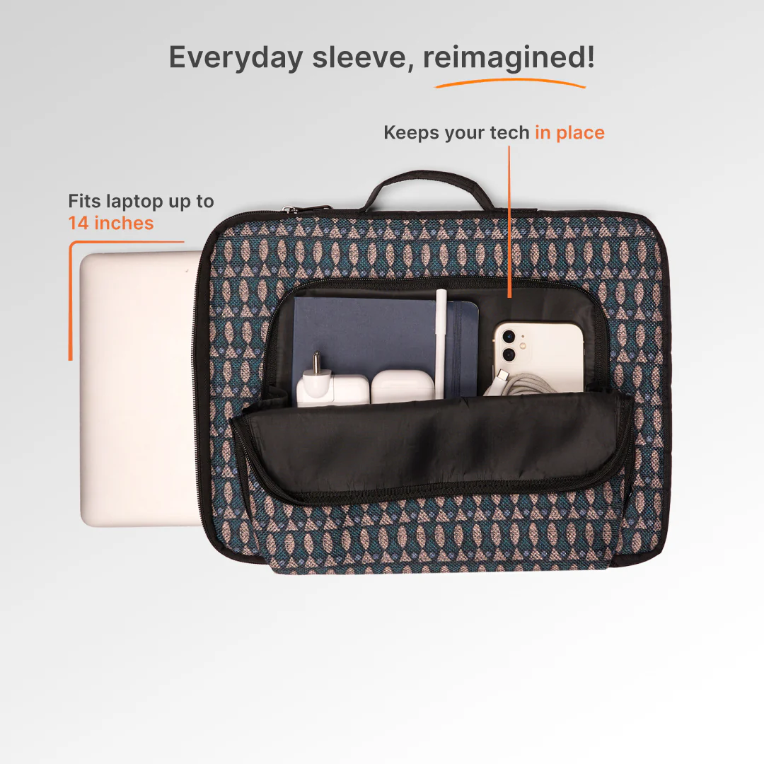 Gangtok Epoch Signature Laptop Sleeve - 14inch (Black) - Image 7