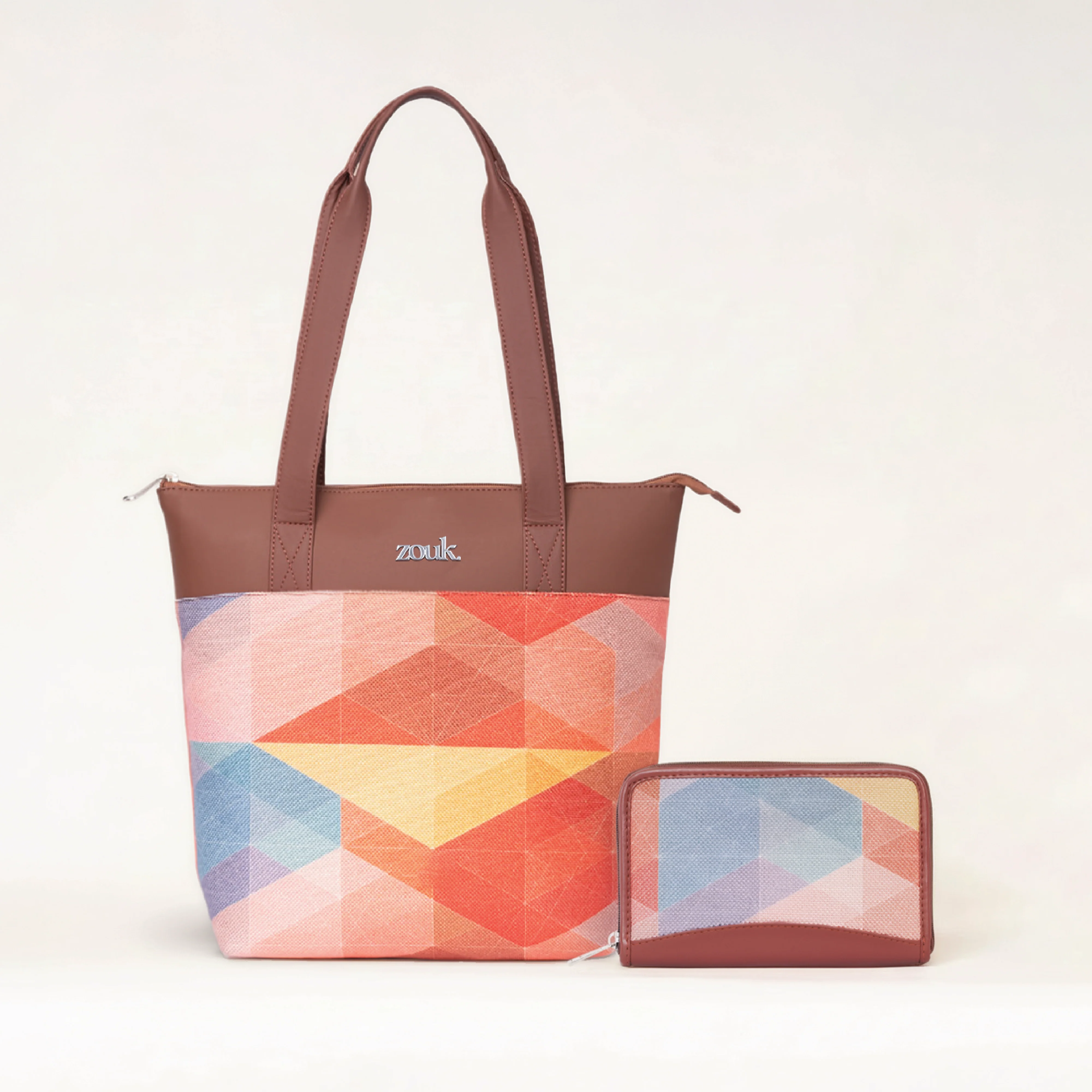GeoOptics Everyday Tote Bag & Chain Wallet Combo