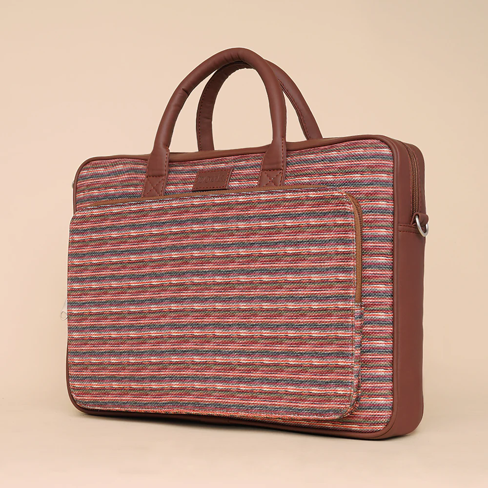 Goan Waves Unisex Laptop Bag - Image 4