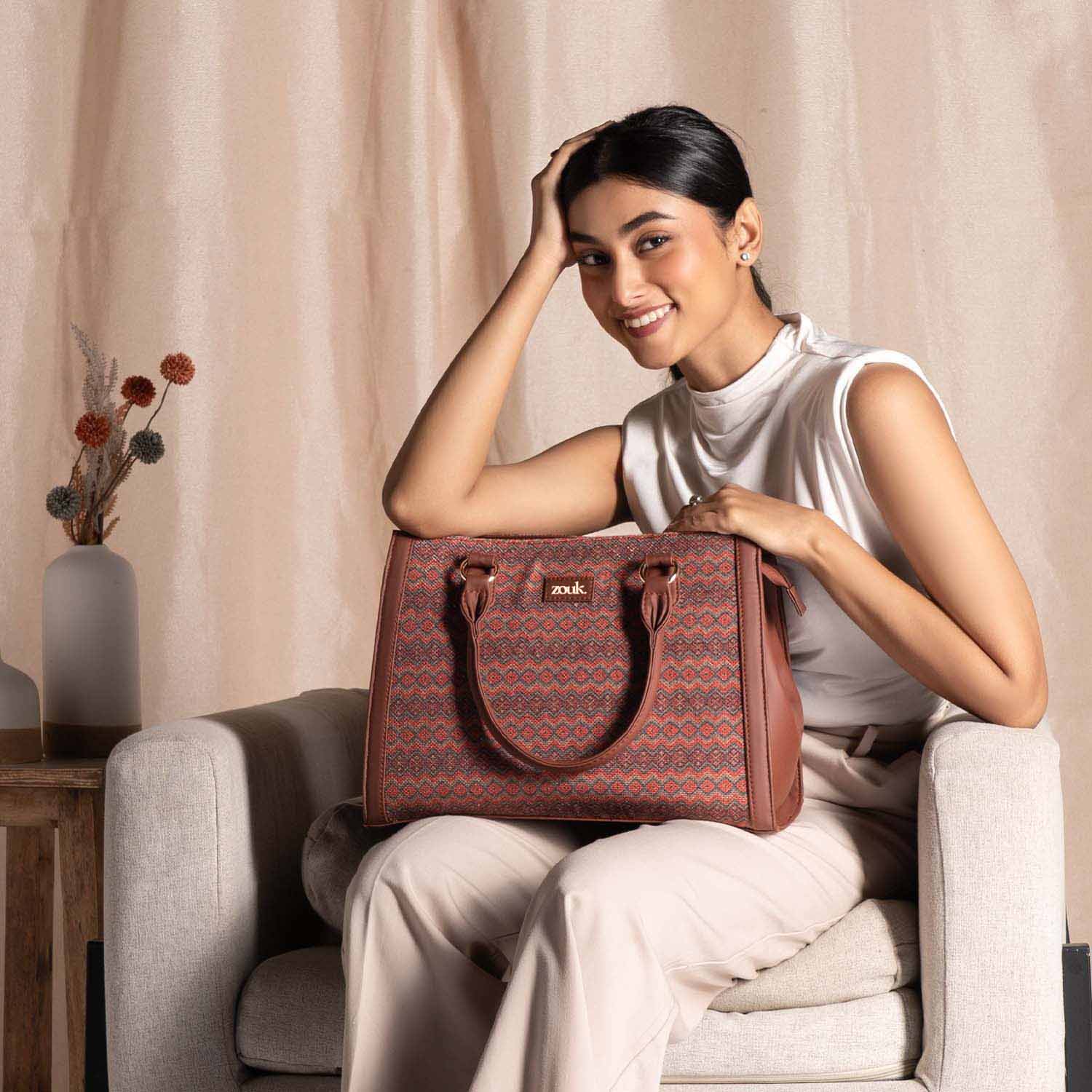 Gwalior Twill Classic Handbag - Image 2