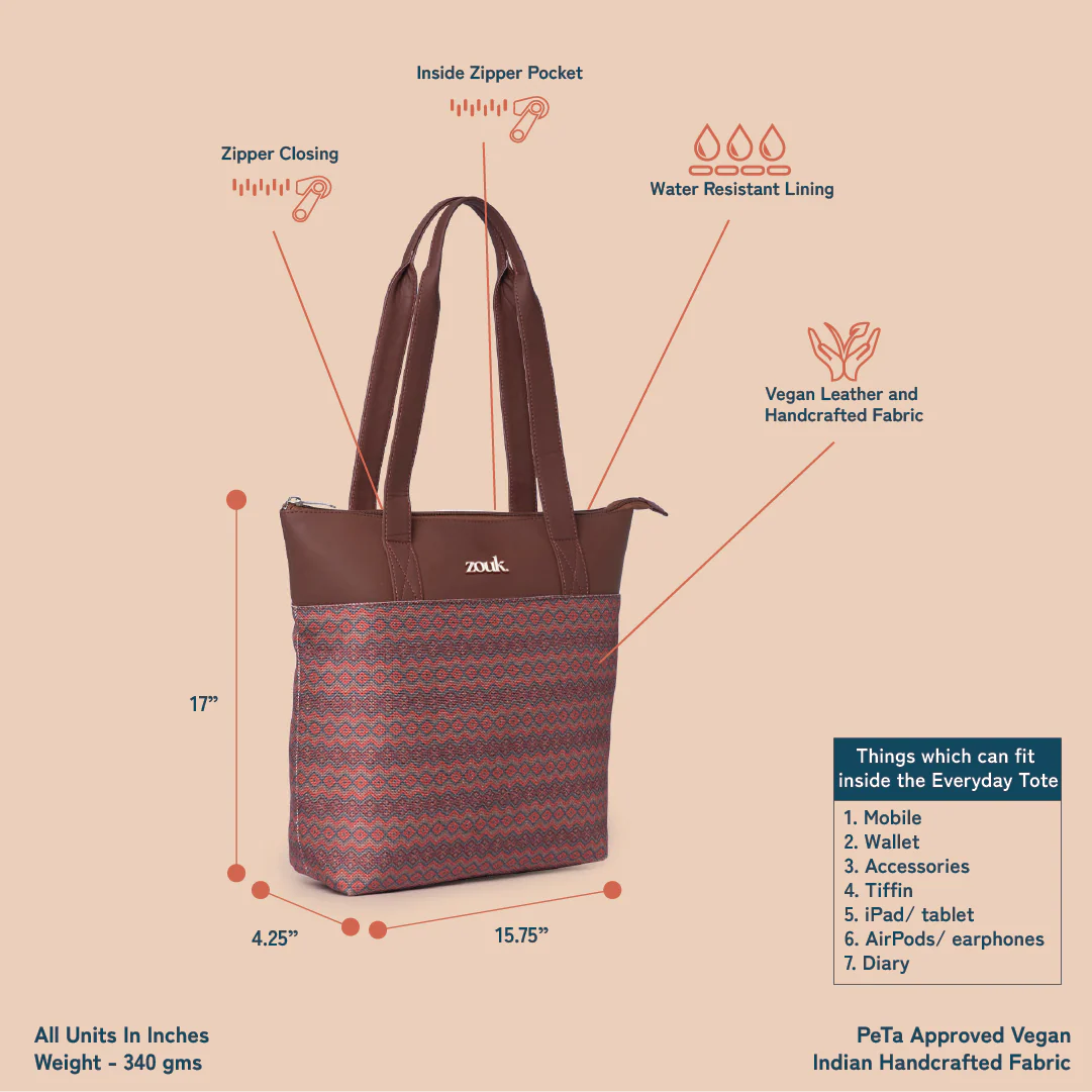 Gwalior Twill Everyday Tote Bag - Image 4