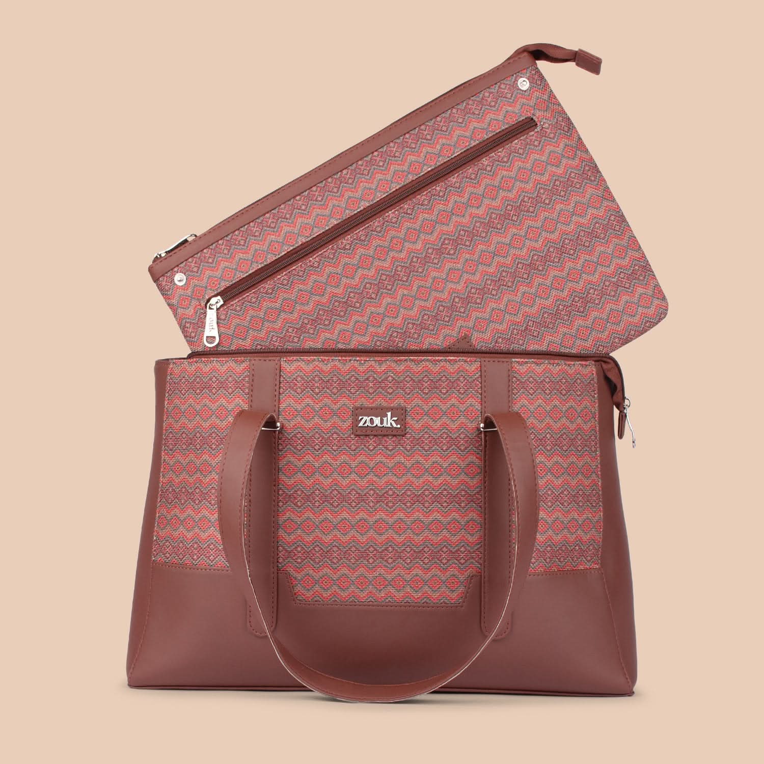 Zouk Gwalior Twill Maya Multitasker ToteĀ Bag - Image 3