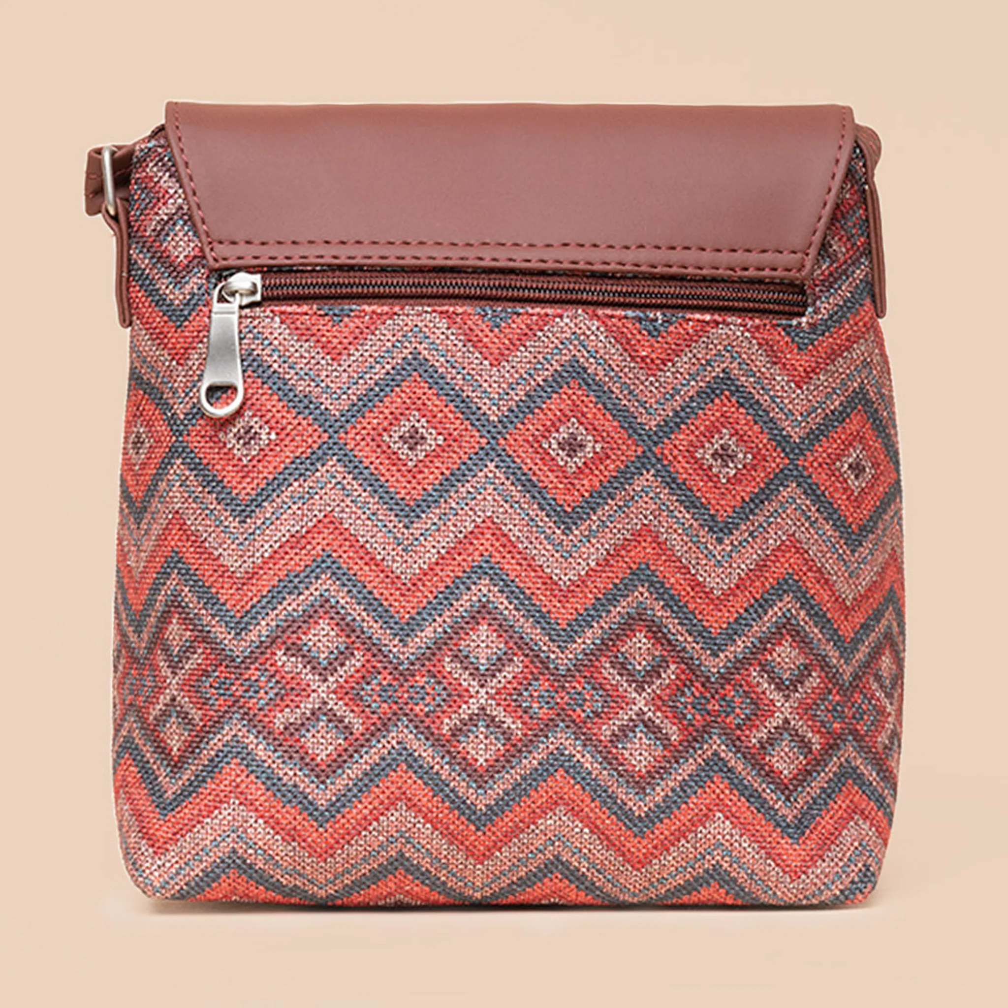 Gwalior Weaves Flap Sling Bag - Image 3