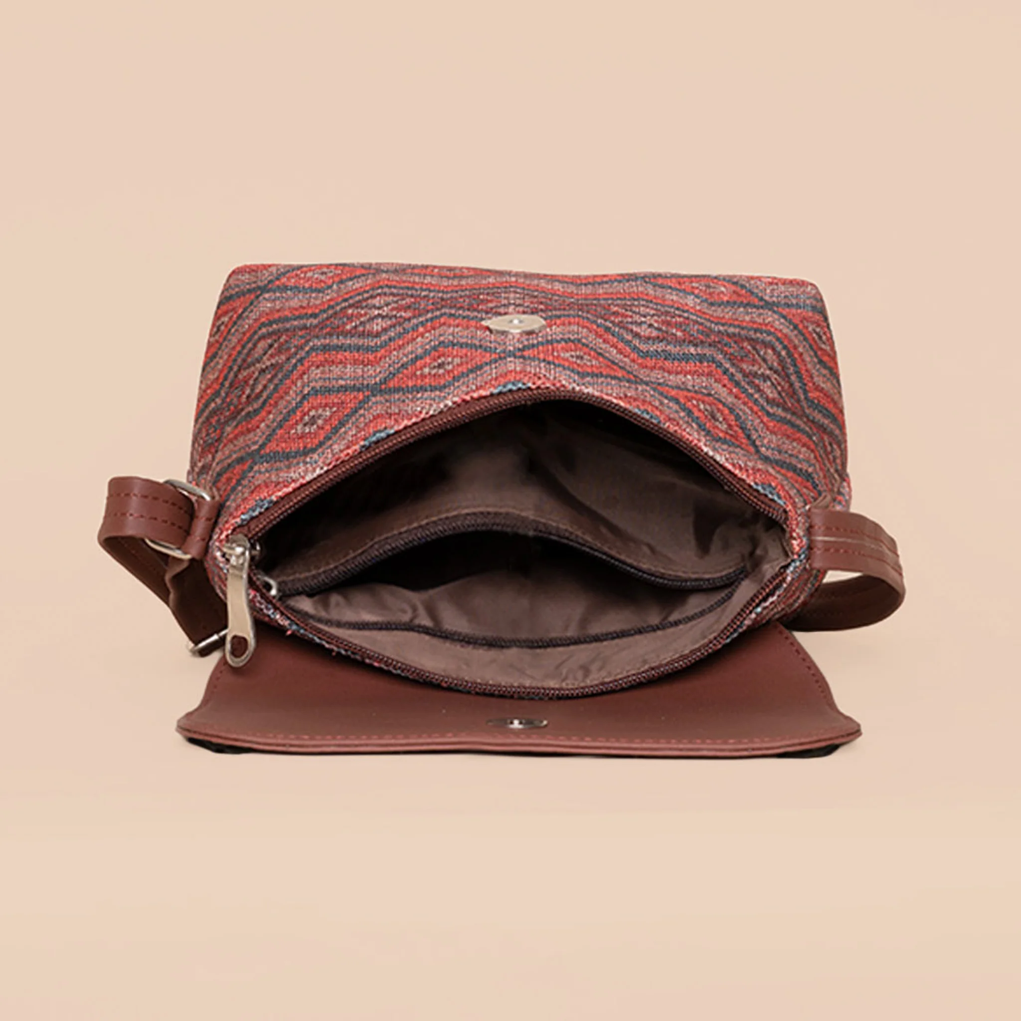 Gwalior Weaves Flap Sling Bag - Image 5