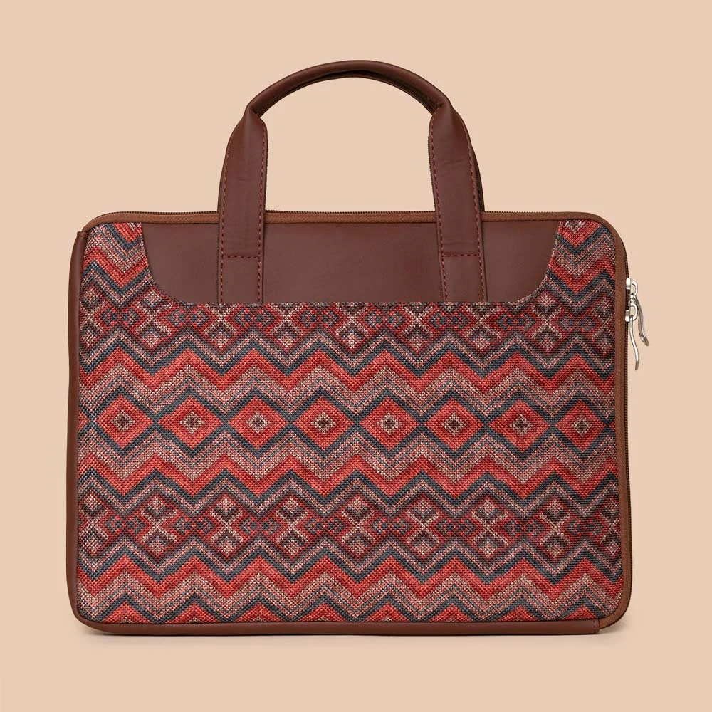 Gwalior Weaves L-Zippered Laptop Sleeve - Image 3