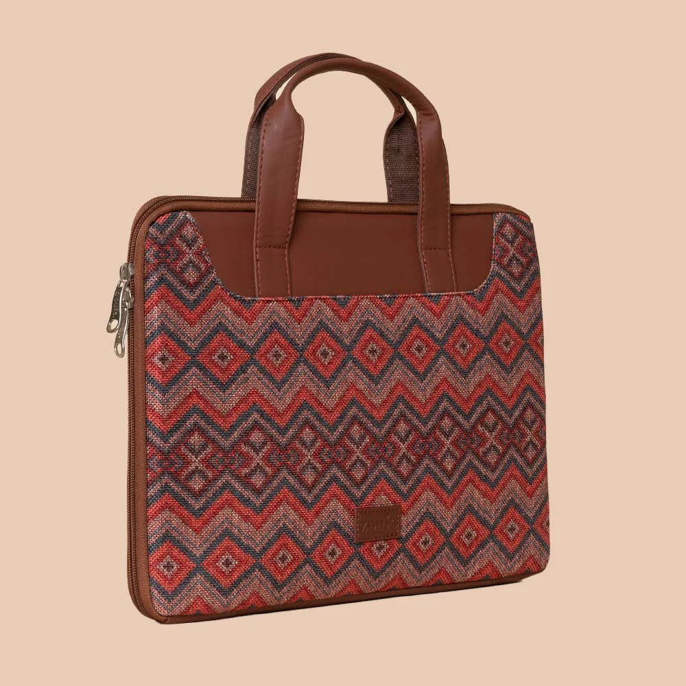 Gwalior Weaves L-Zippered Laptop Sleeve - Image 4