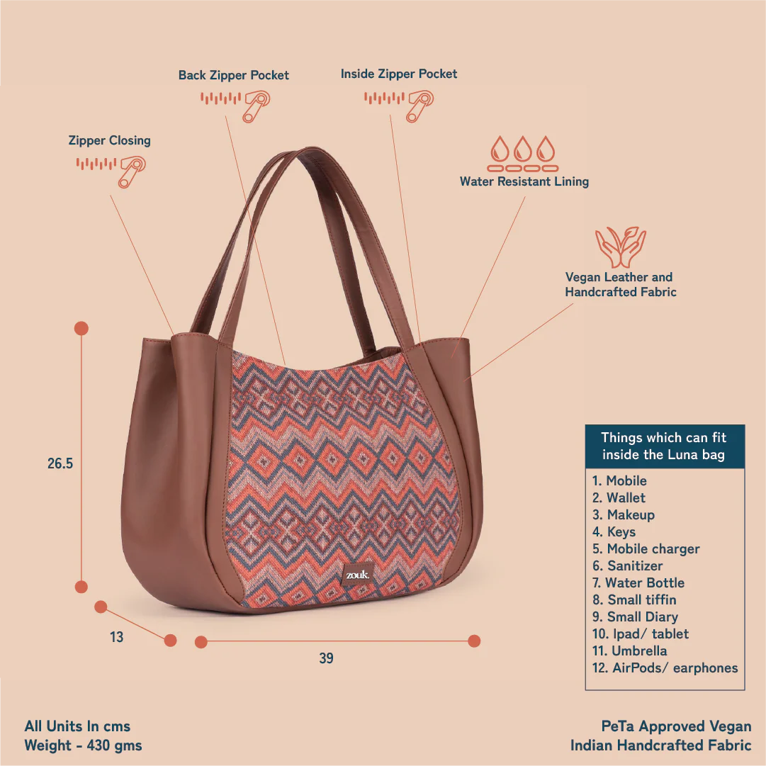 Gwalior Weaves Luna Handbag - Image 4