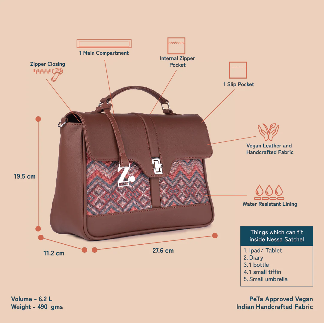 Kriti Sanon - Gwalior Weaves Nessa Satchel - Image 4