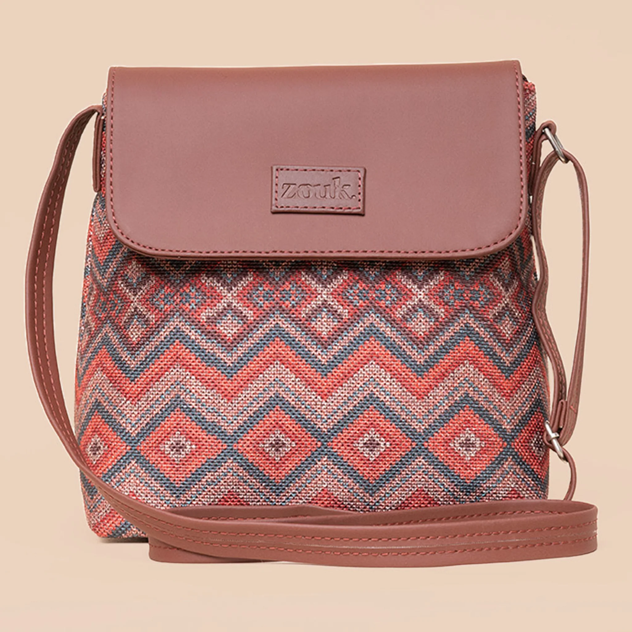Gwalior weaves - Office Tote Bag & Flap Sling Combo - Image 7