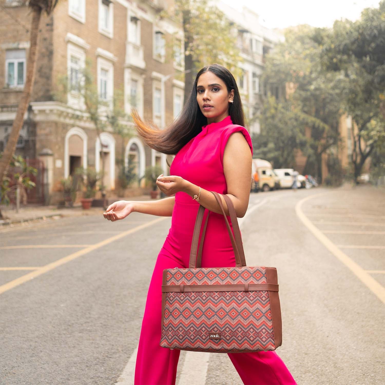 Gwalior Weaves Statement Office Bag - Image 2