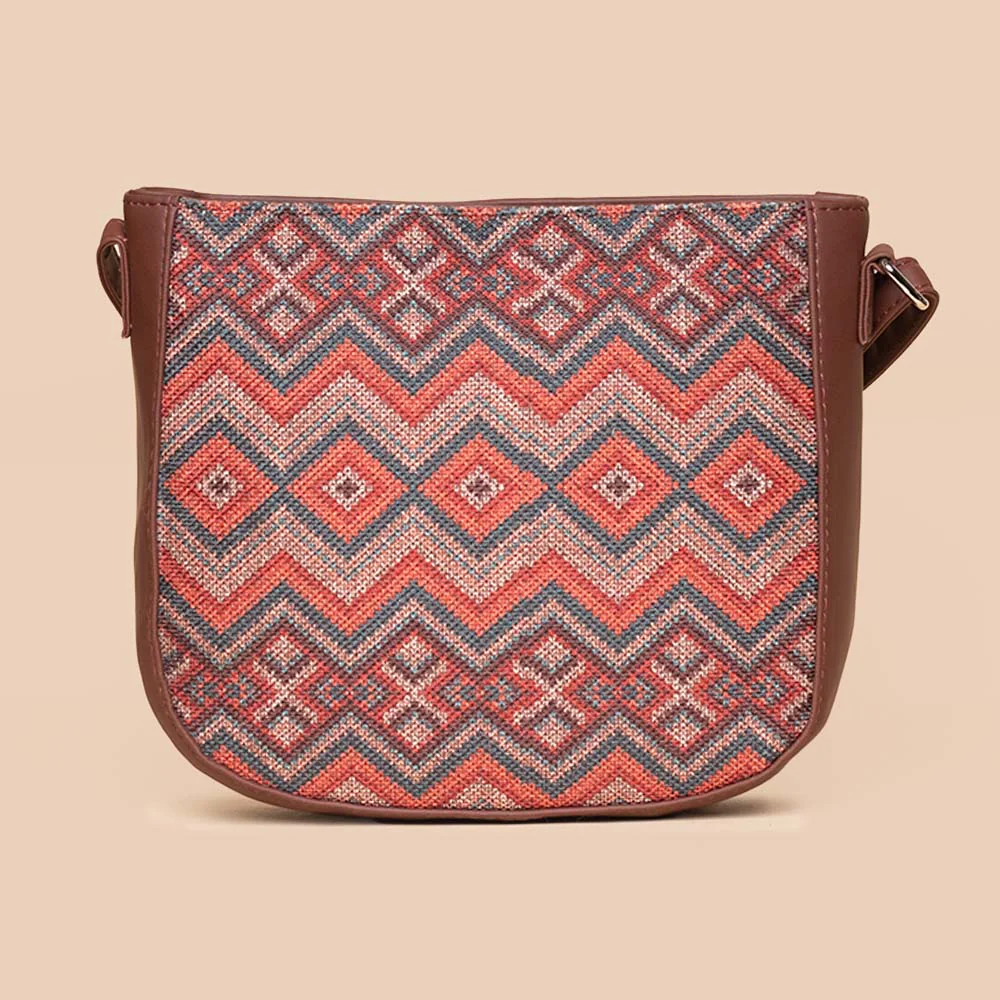 Gwalior Weaves U-Shaped Sling Bag - Image 2