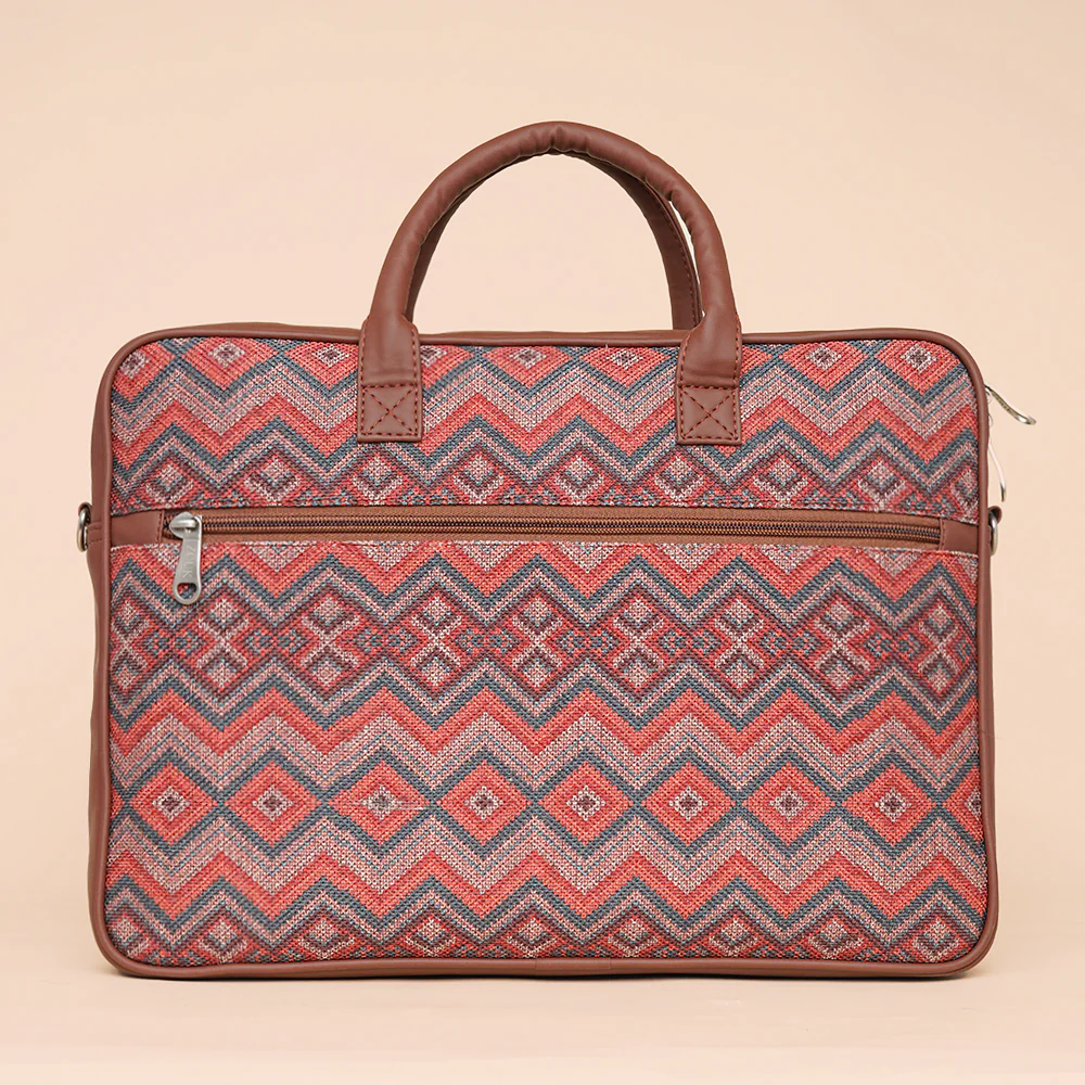 Gwalior Weaves Unisex Laptop Bag - Image 3