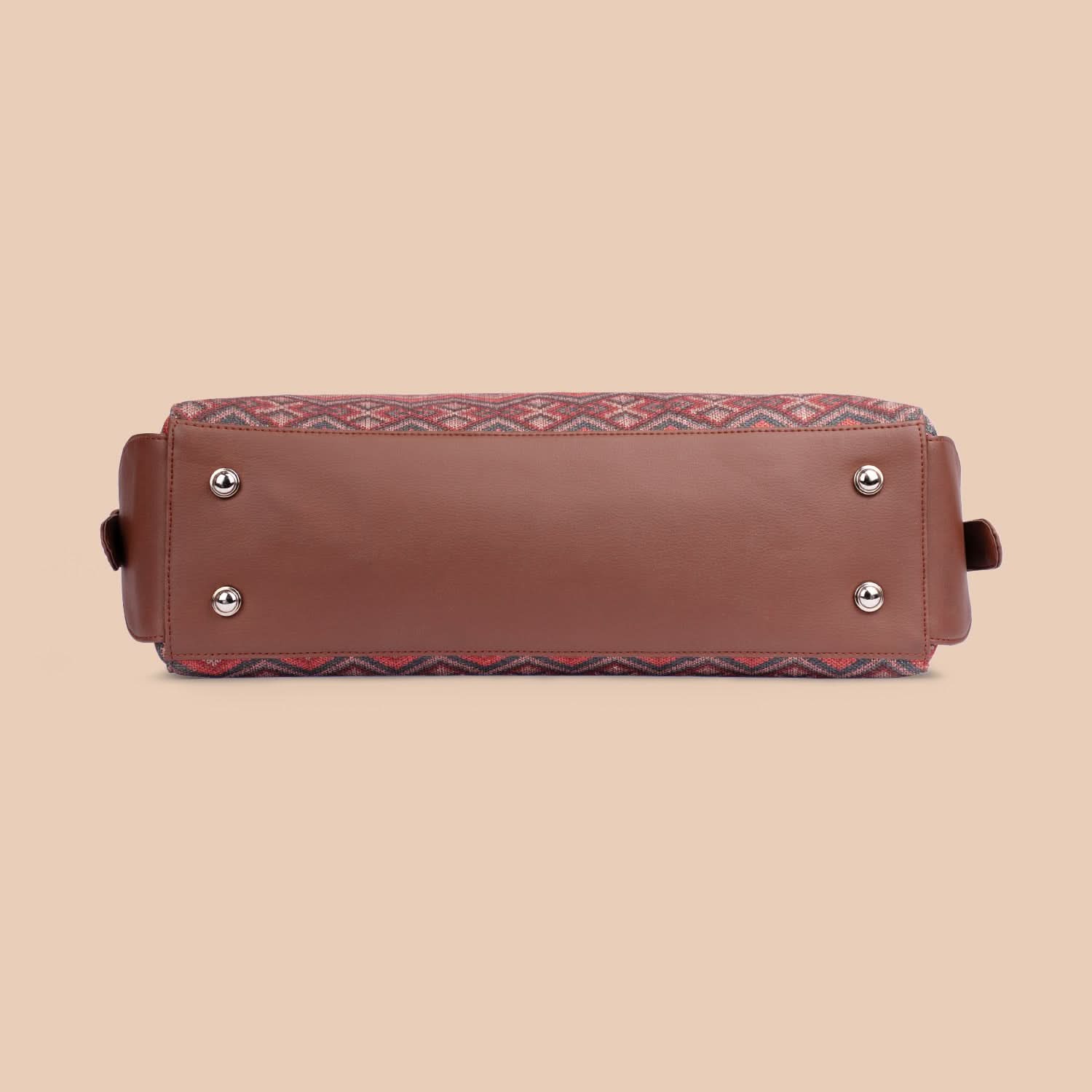 Gwalior Weaves Women's Work Bag Brown - Image 9