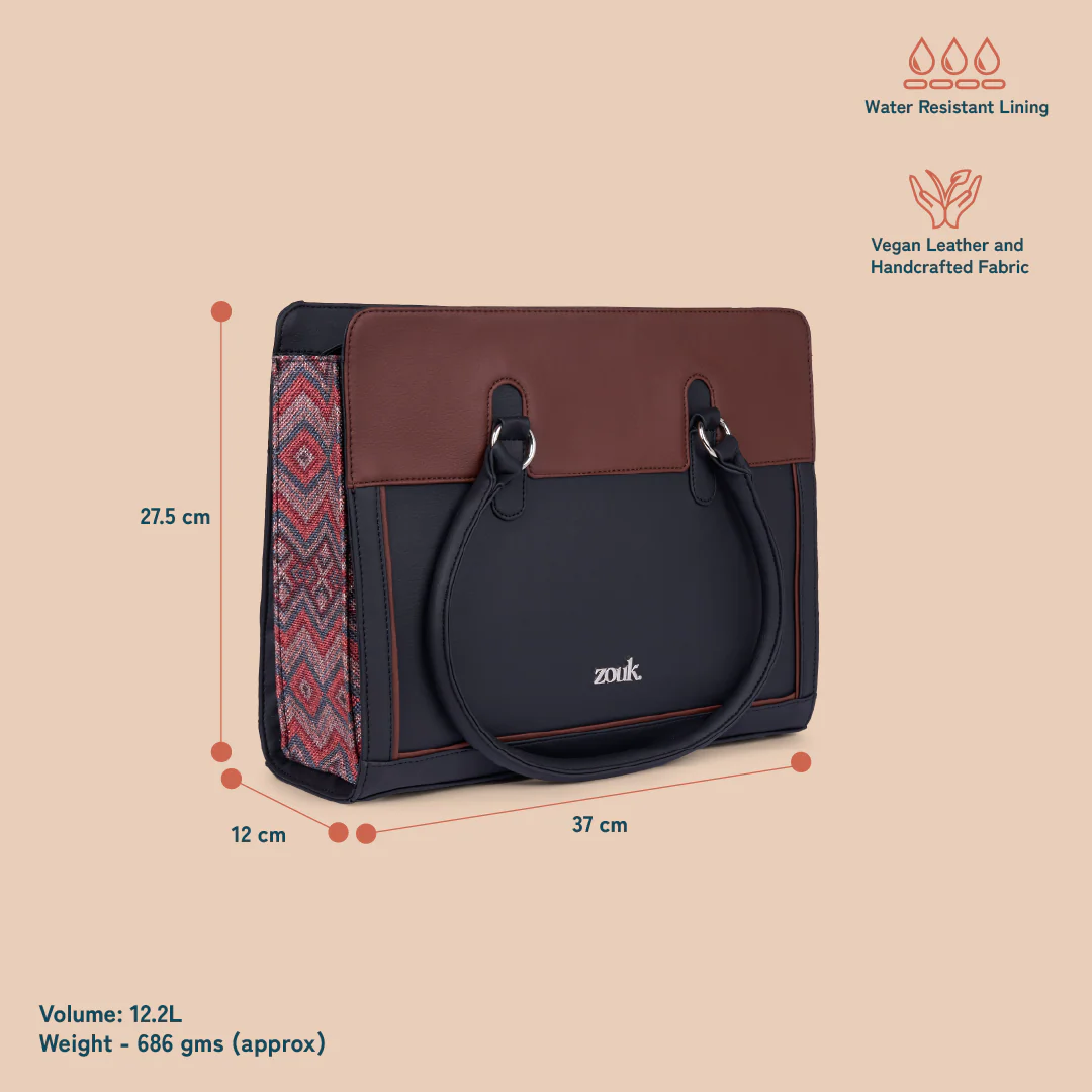 Hannah Office Bag - Gwalior Weaves - Image 5