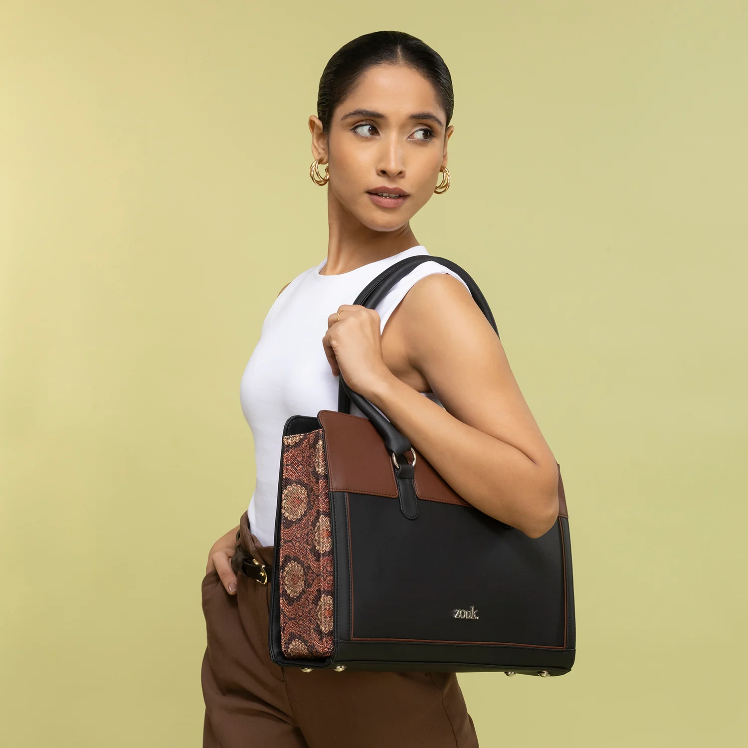 Hannah Office Bag - Jodhpur Damask - Image 2