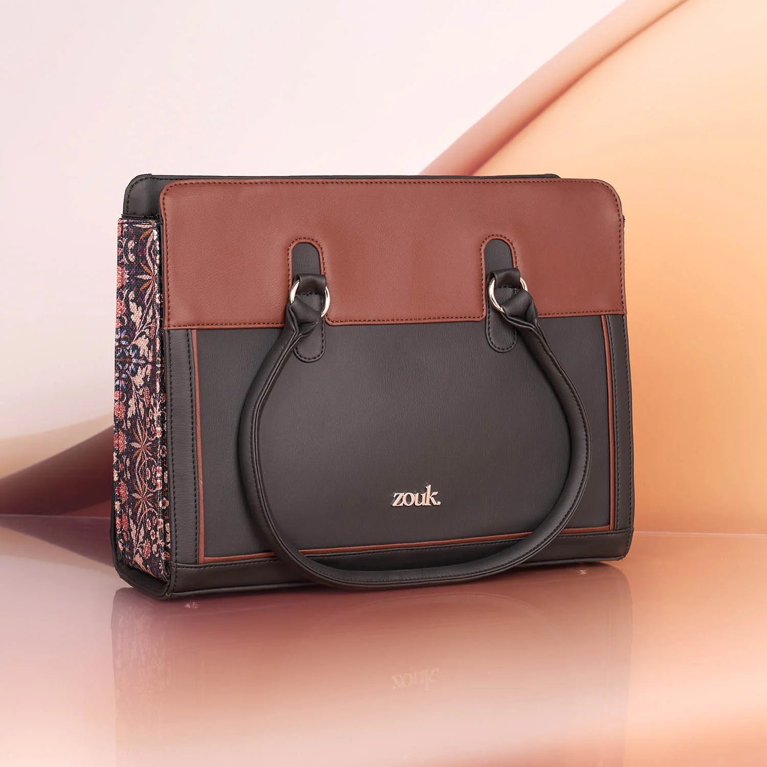 Hannah Office Bag - Kashmir Blooms - Image 2