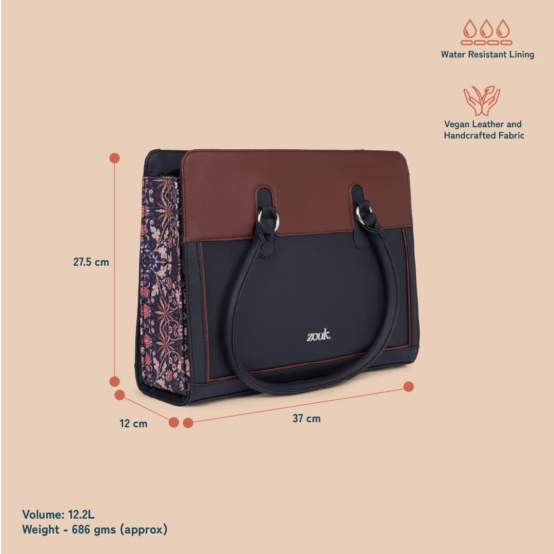 Hannah Office Bag - Kashmir Blooms - Image 5