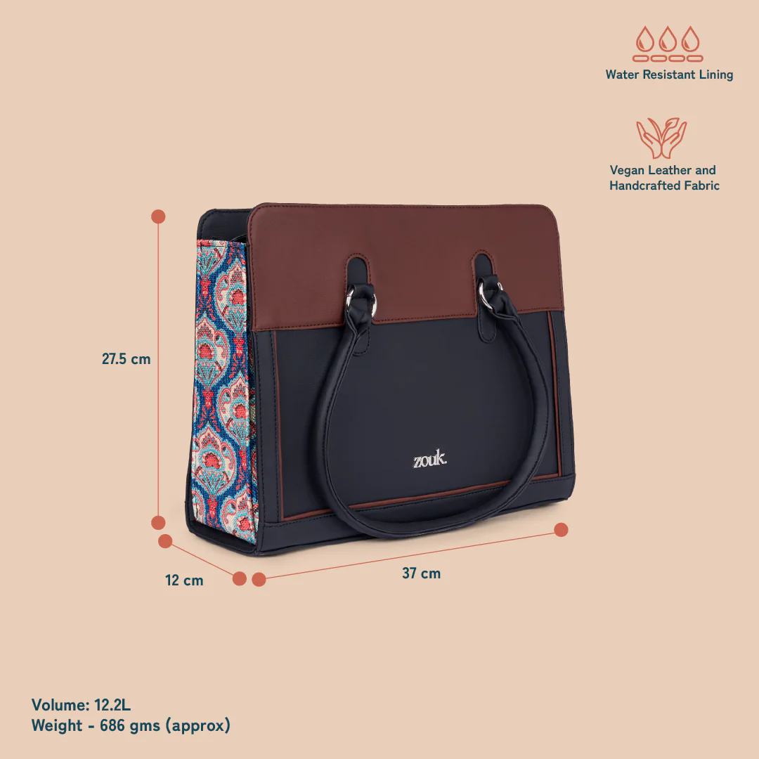 Hannah Office Bag - Kovil Blue - Image 4
