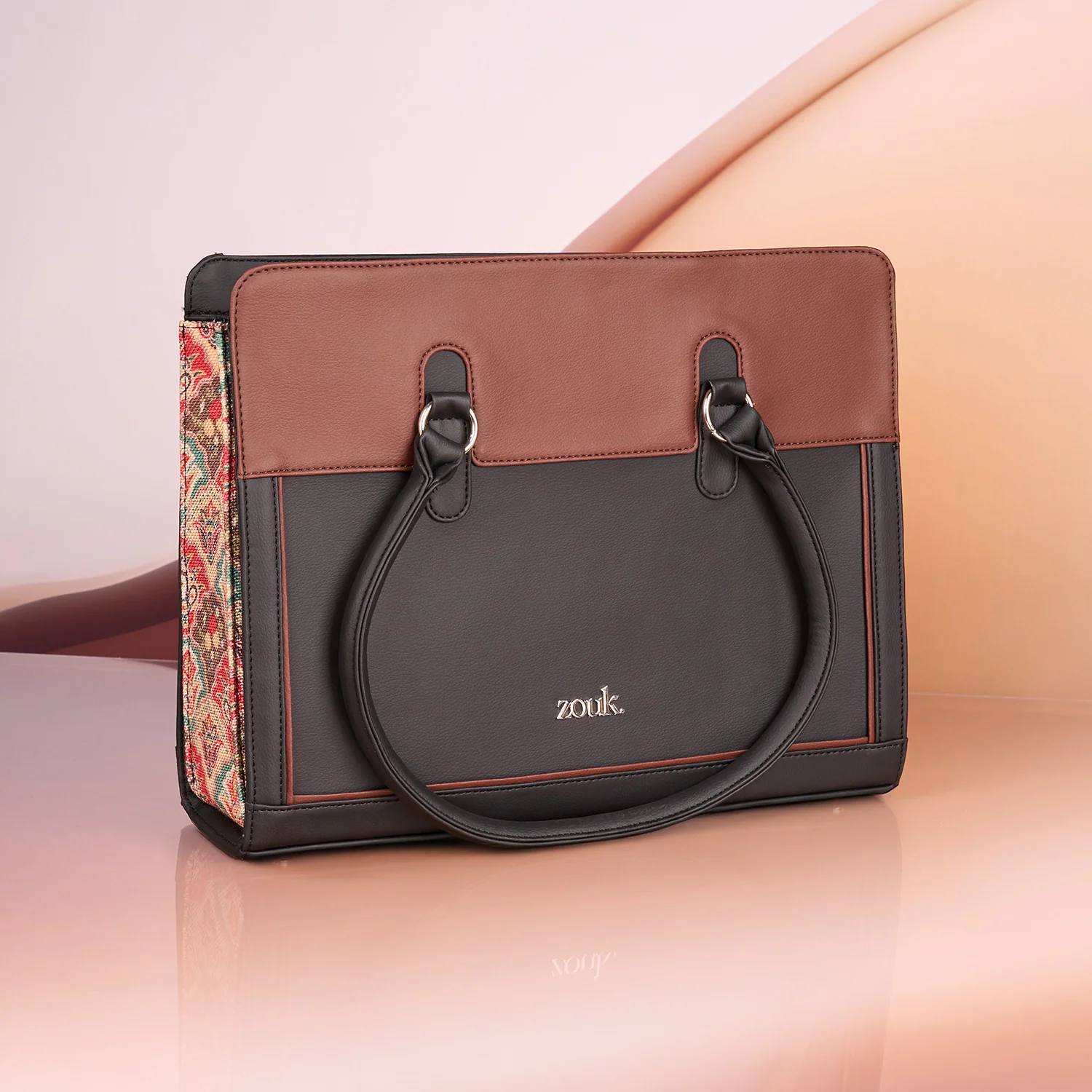 Hannah Office Bag - Nicobar Coral - Image 11