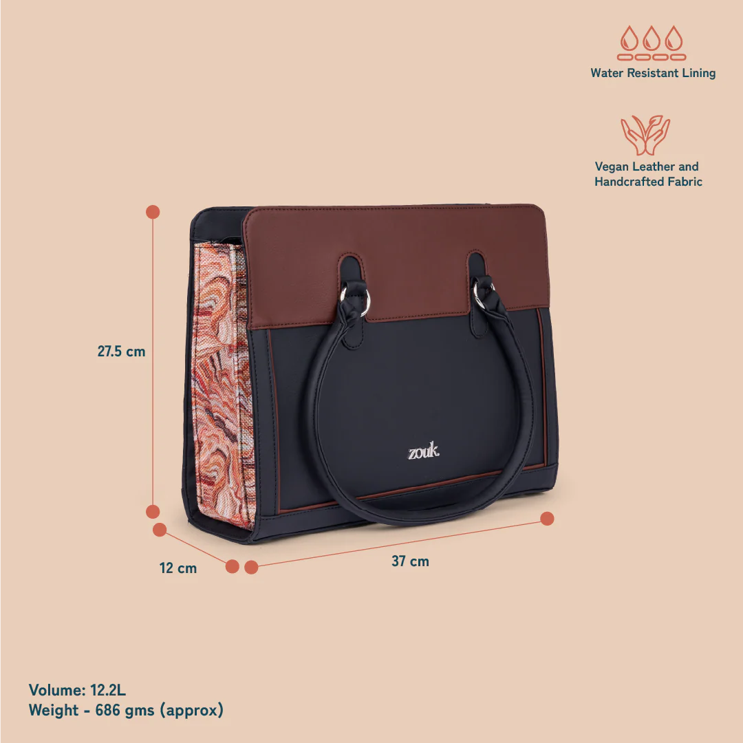 Hannah Office Bag - Nicobar Coral - Image 5