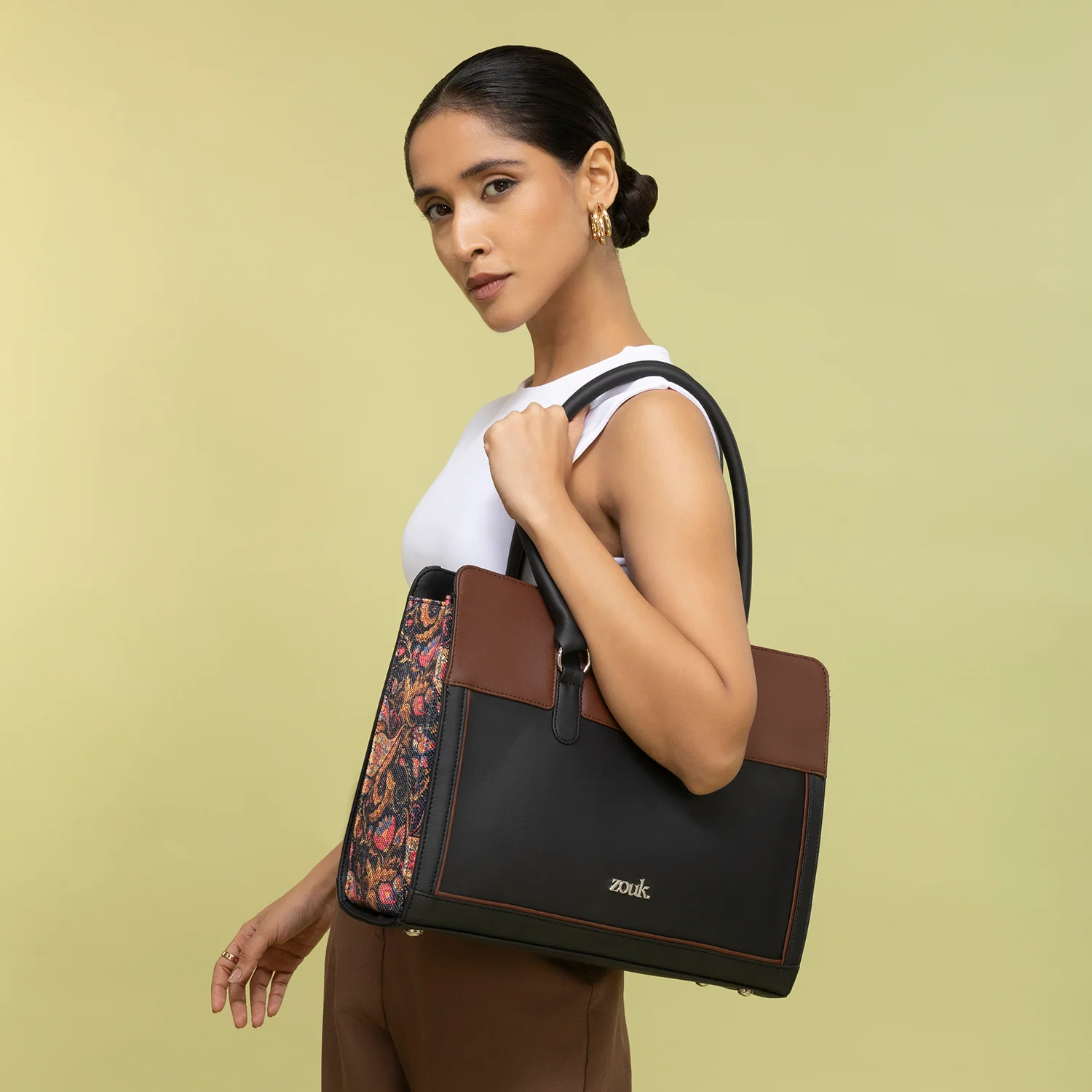 Hannah Office Bag - Paisley Print