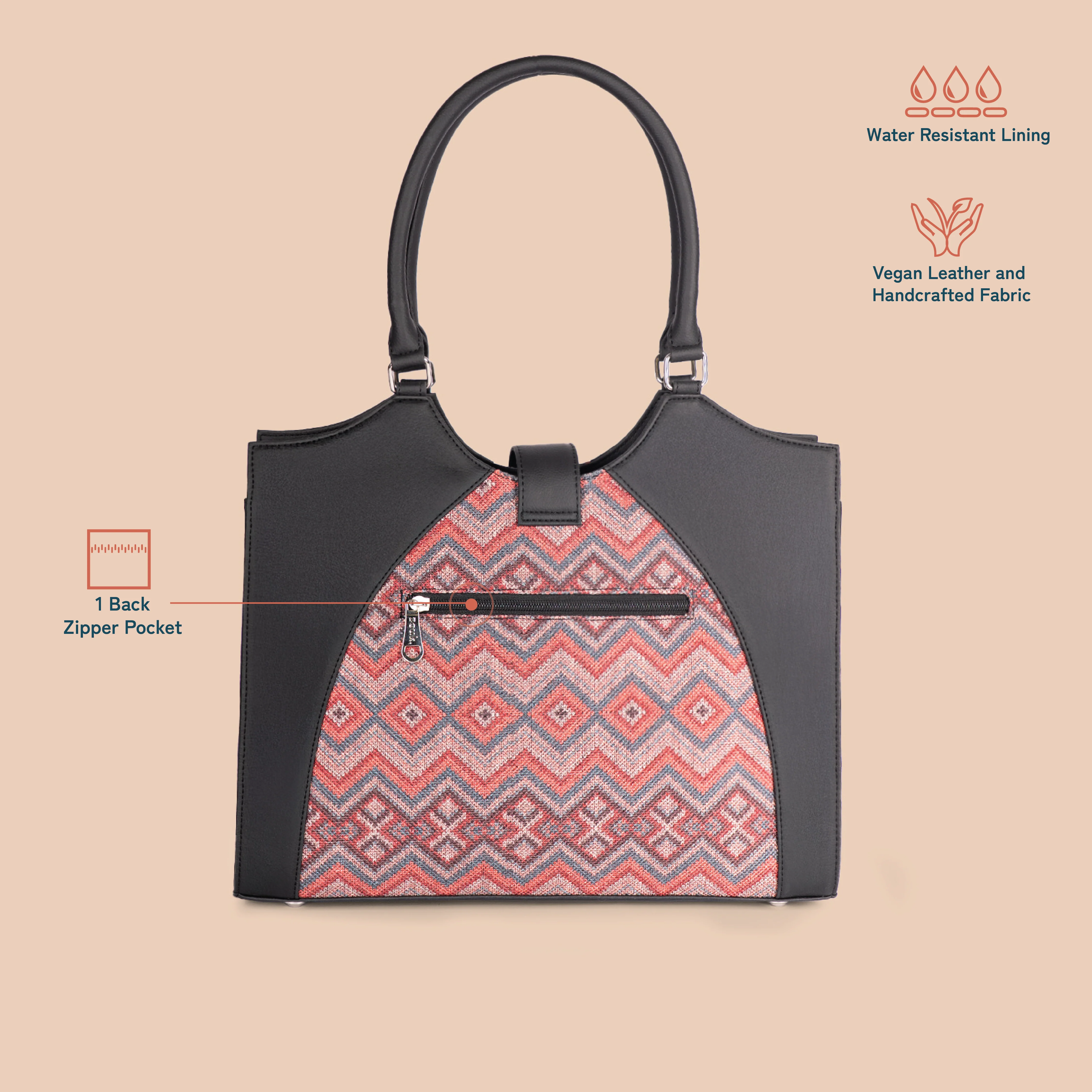 Harriet Office Bag - Gwalior Weaves - Image 3