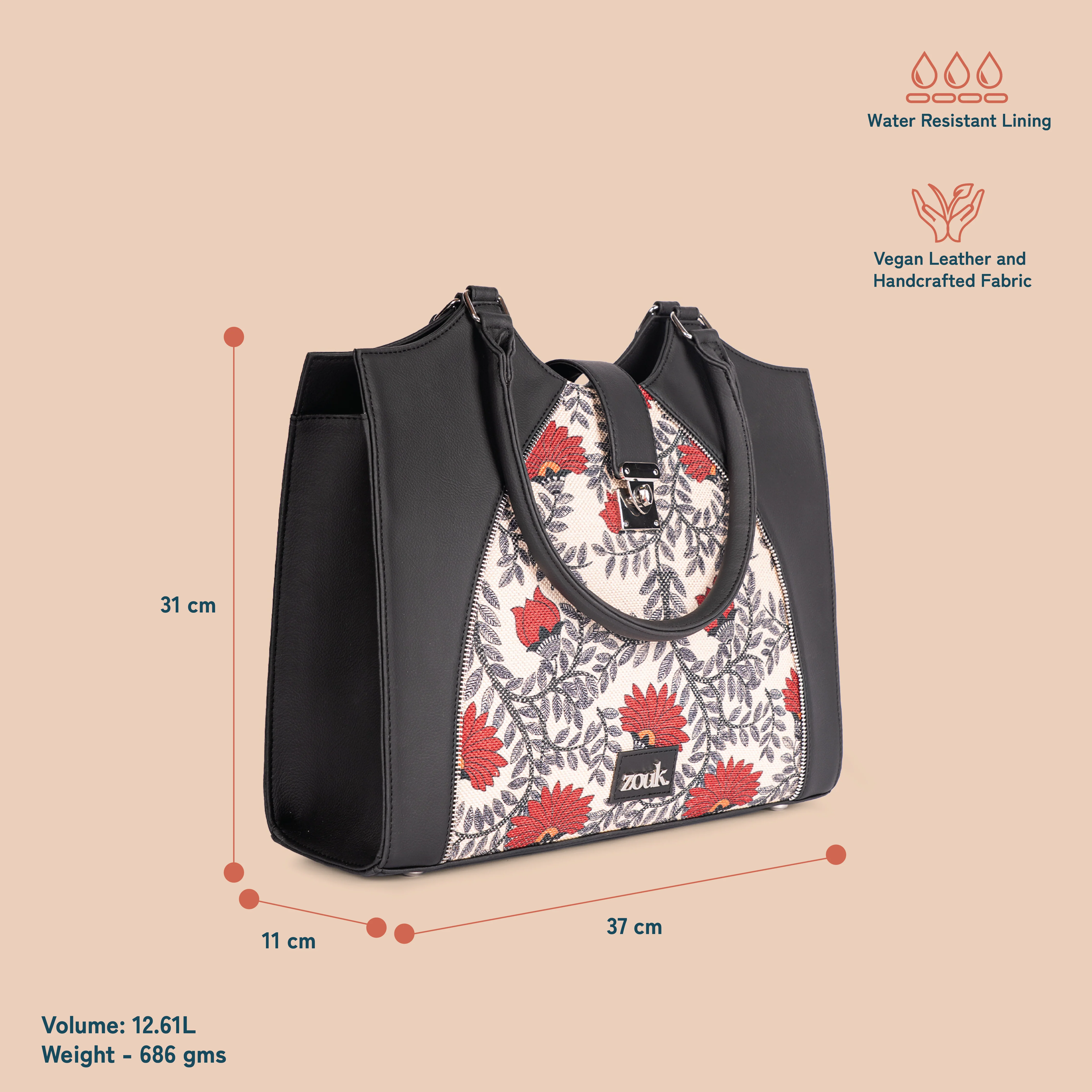 Harriet Office Bag - Nawabi Couture - Image 4