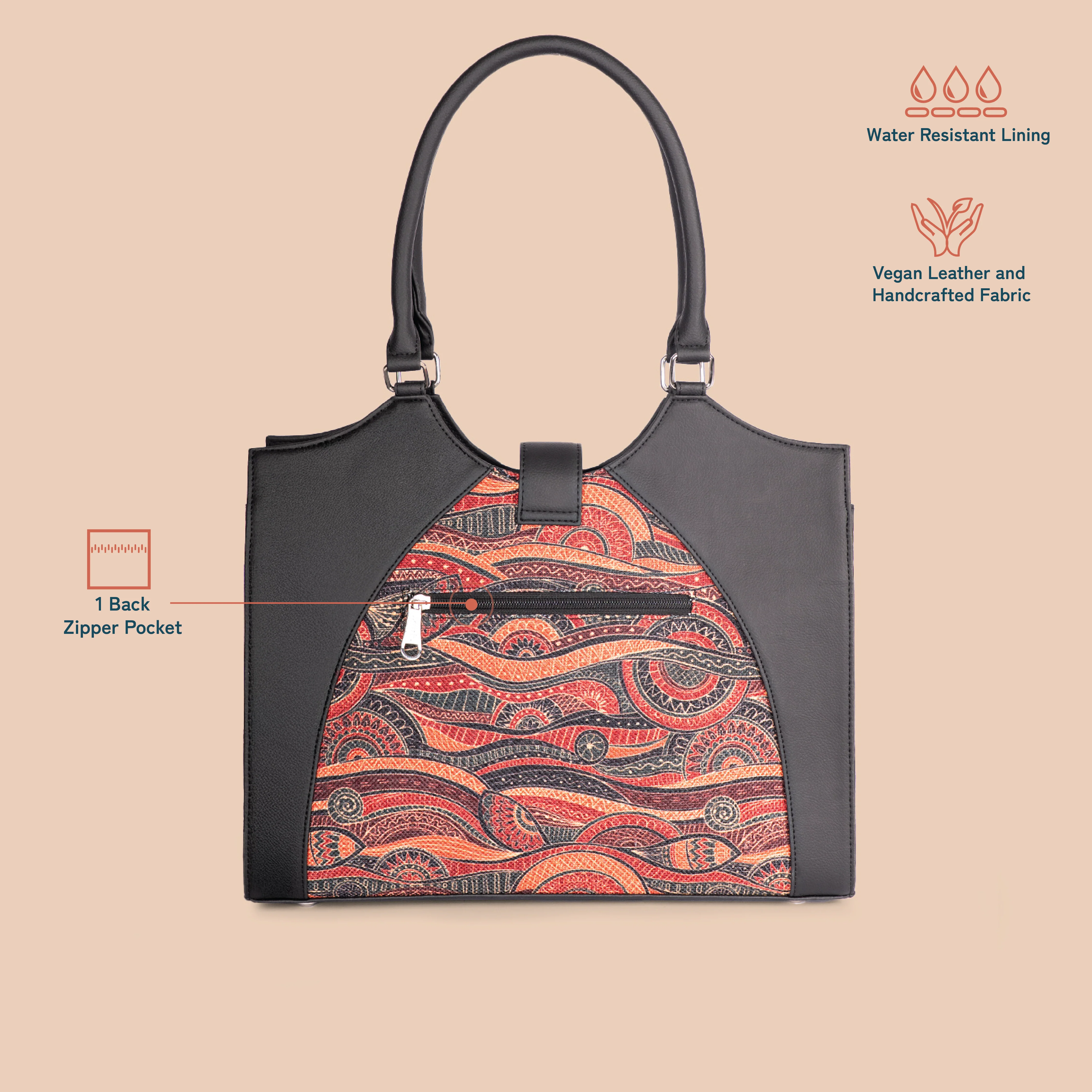 Harriet Office Bag - Pithora Artistry - Image 3