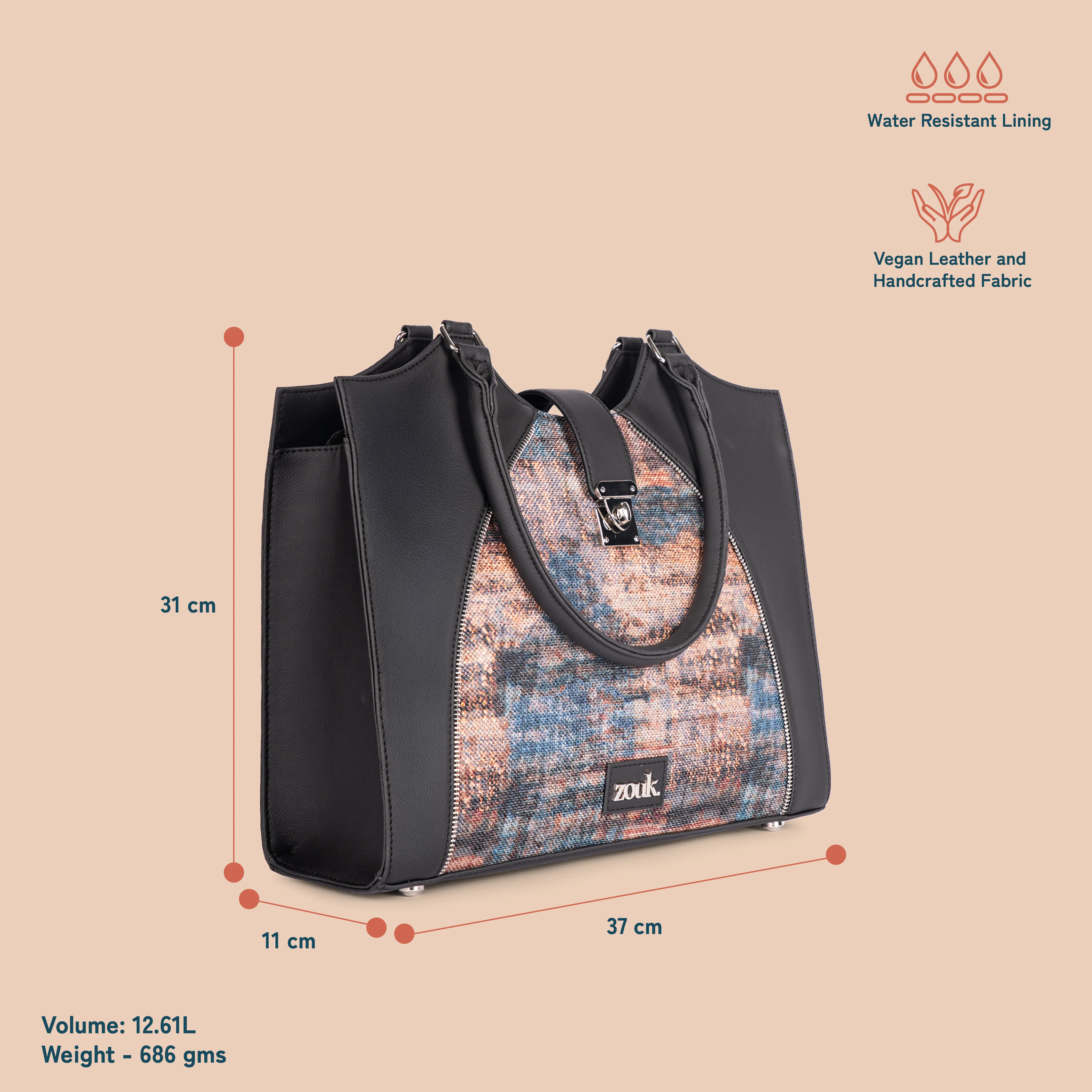 Harriet Office Bag - Triund Baroque - Image 4