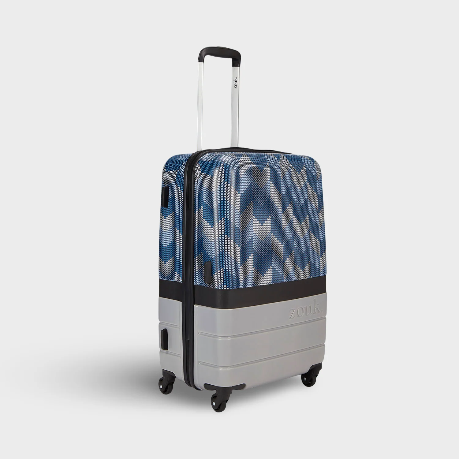 Himachal Chevron Grey Raahi Trolley Bag Combo - Image 5