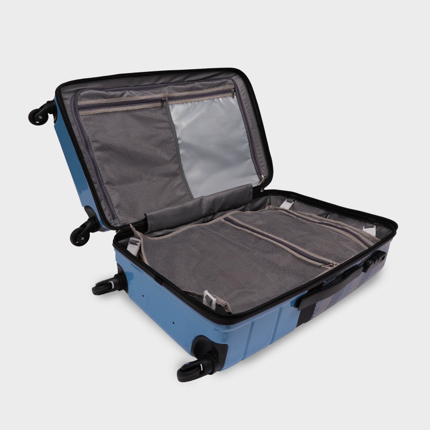 Himachal Chevron Grey Raahi Trolley Bag (Medium) - Image 6