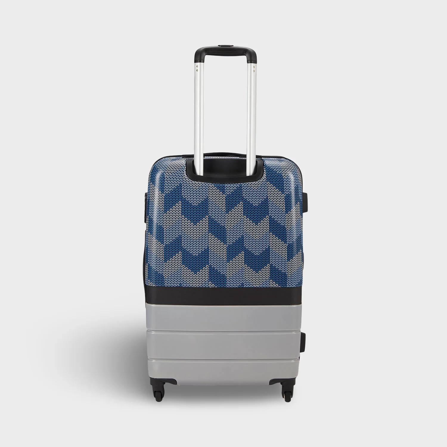 Himachal Chevron Grey Raahi Trolley Bag Combo (Cabin & Large) - Image 4