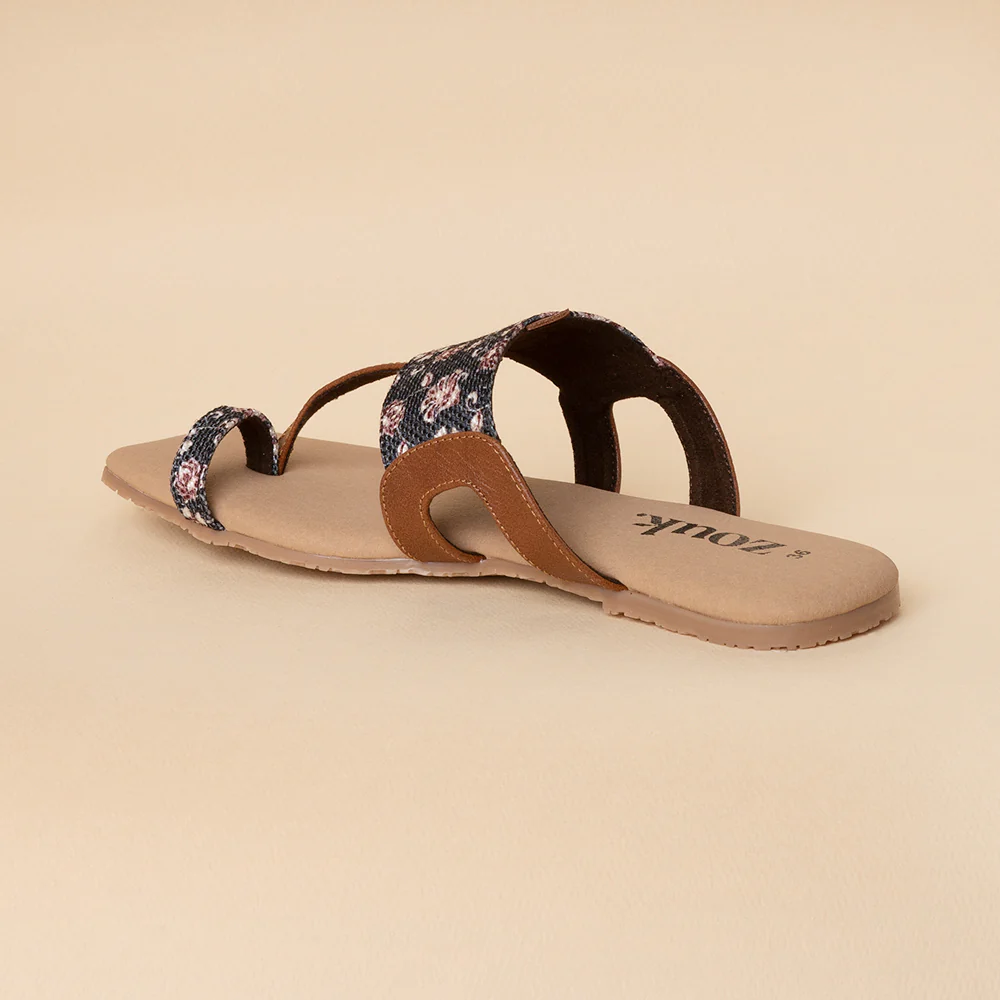 Hooghly Garden One Toe Kolhapuri Chappal - Image 6