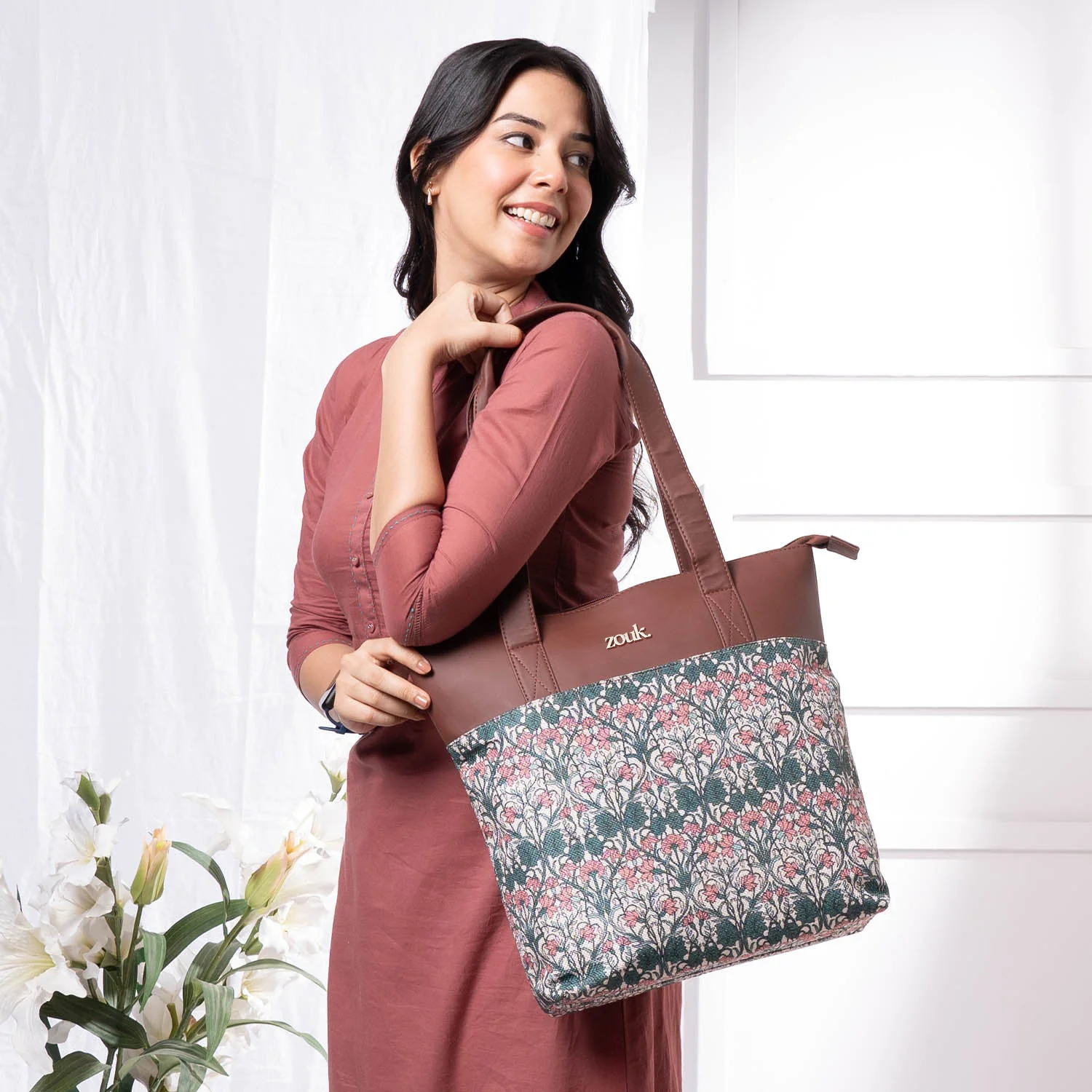 Hooghly Nouveau Everyday Tote Bag - Image 2