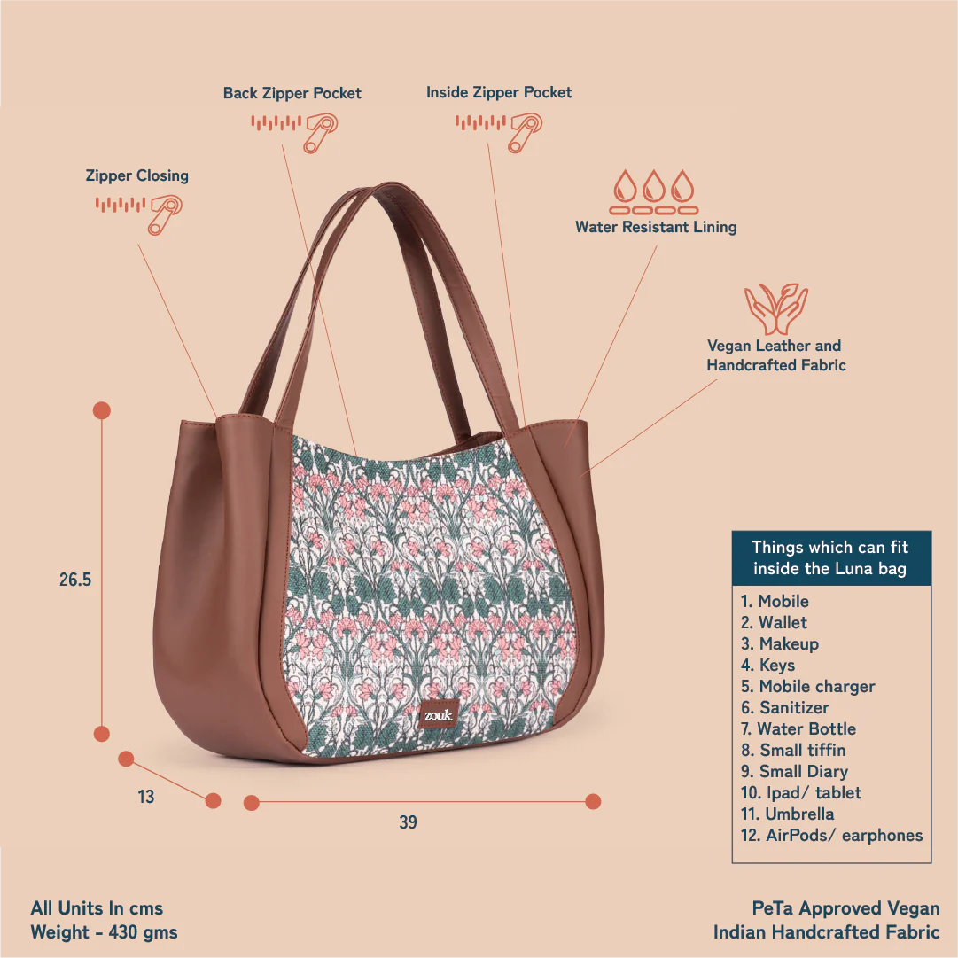 Hooghly Nouveau Luna Handbag - Image 4