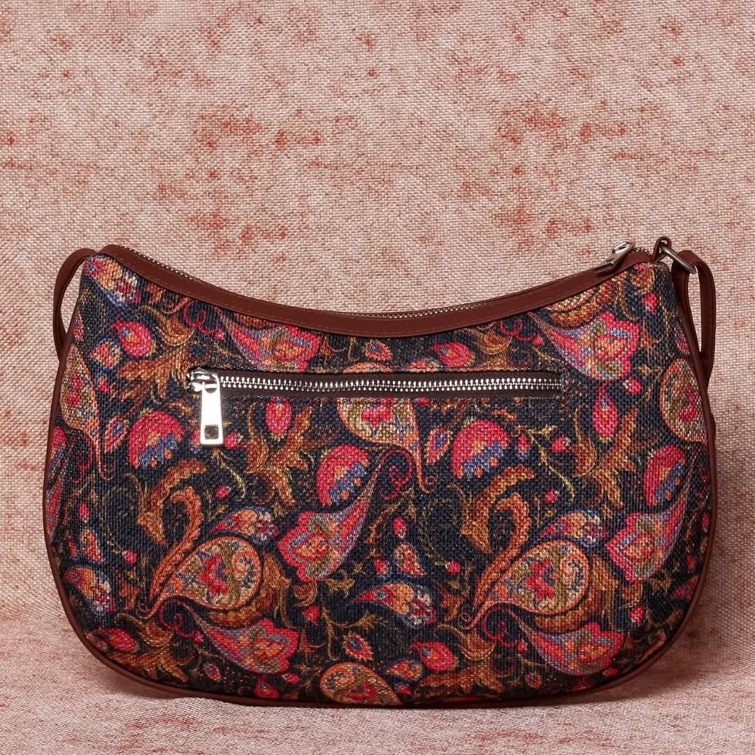 Hooghly Nouveau & Paisley Print - Classic Business Bag & Structured Shoulder Bag Combo - Image 7