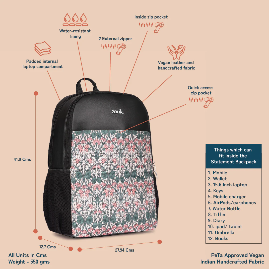Hooghly Nouveau Statement Backpack - Image 4