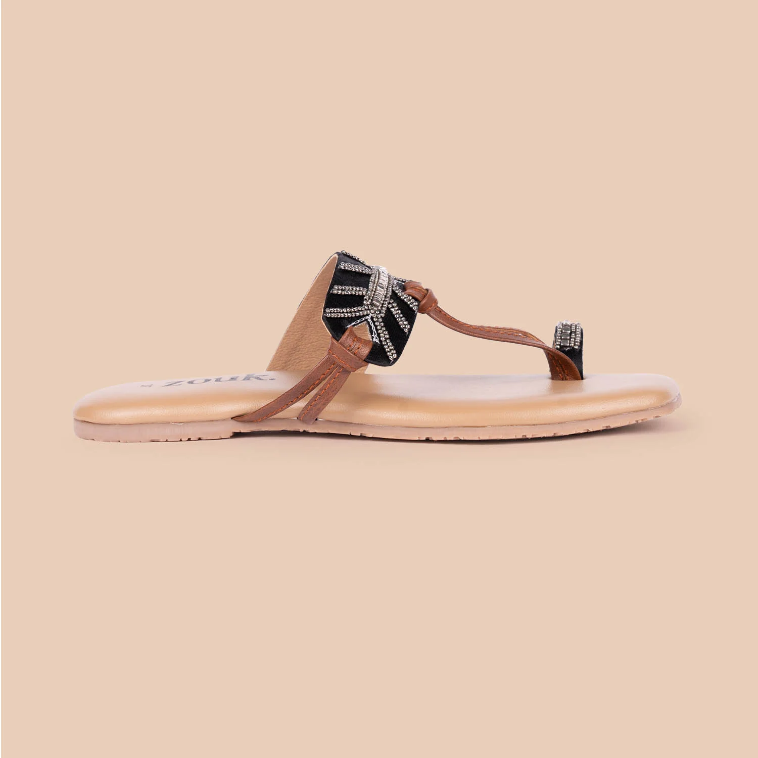 Howrah Bohemian Oxidised Chappal - Image 7