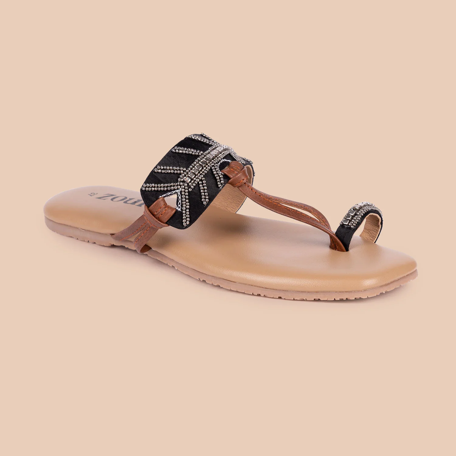 Howrah Bohemian Oxidised Chappal - Image 9