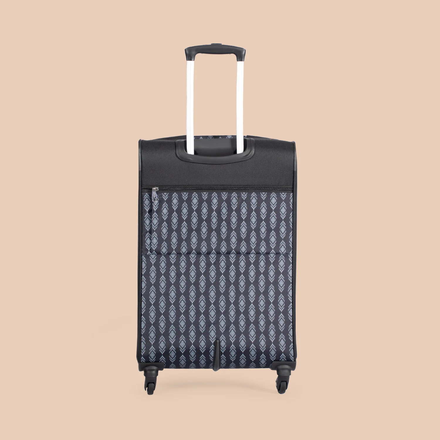 Hyderabad Ikat Avasa Trolley Bag (Black) - Image 4
