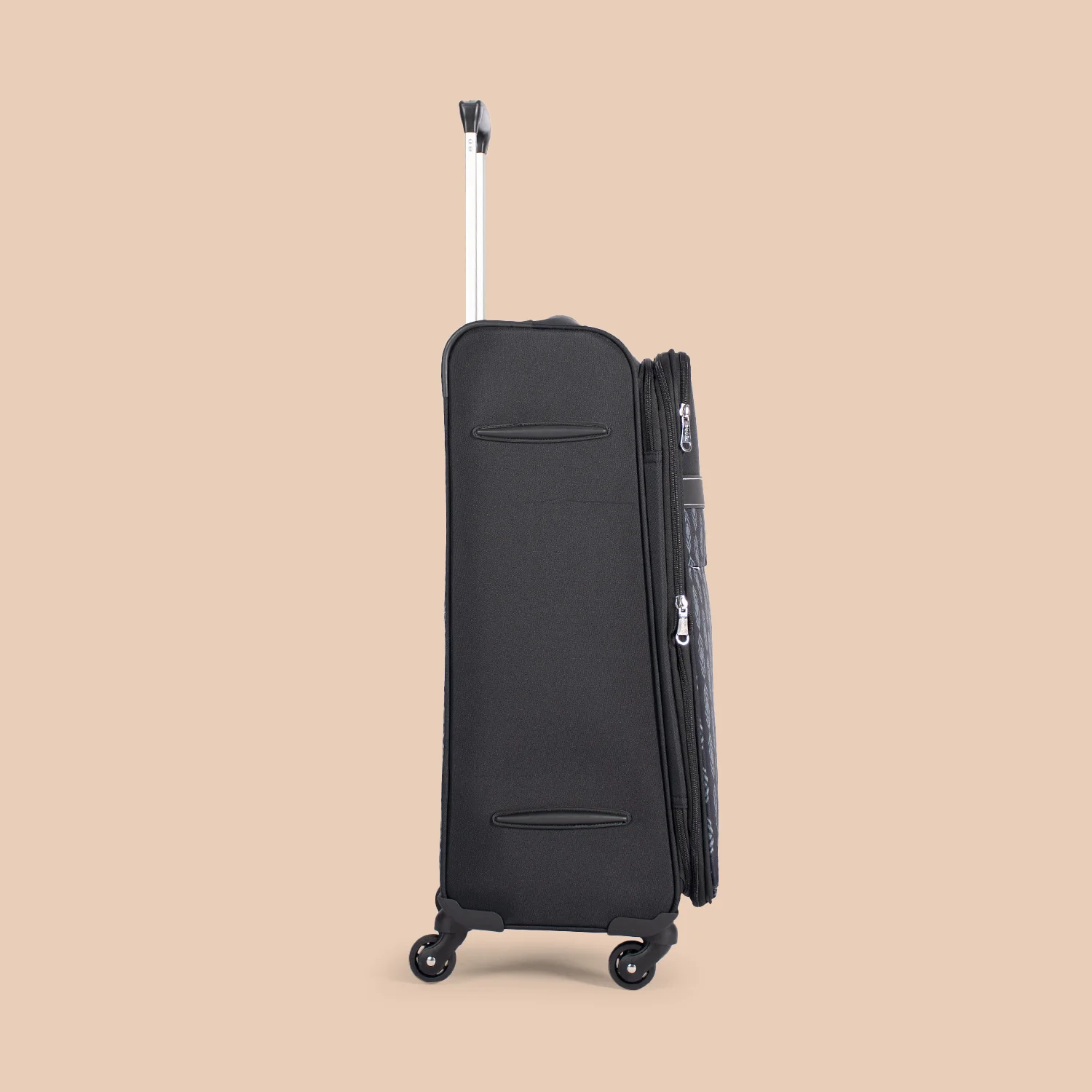 Hyderabad Ikat Avasa Trolley Bag (Black) - Image 9