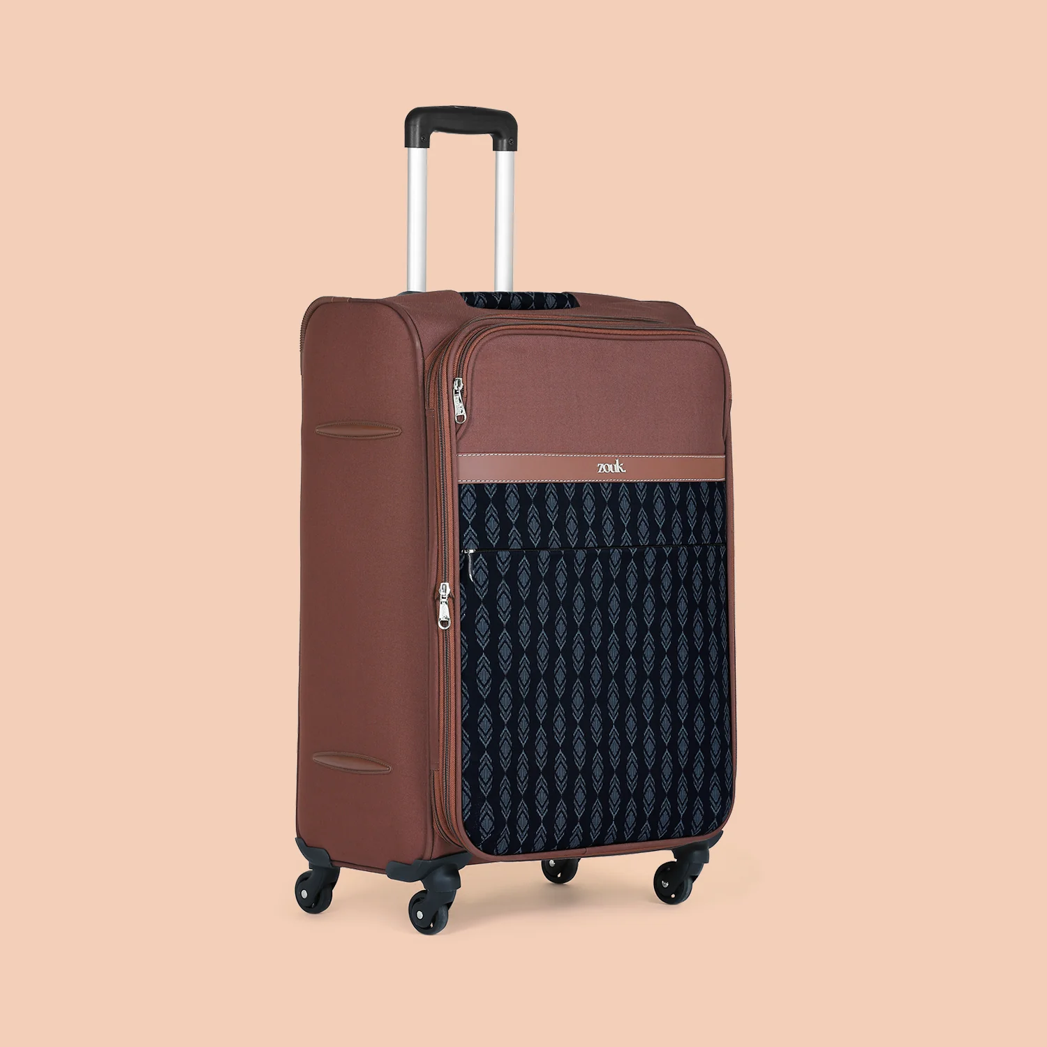 Hyderabad Ikat Avasa Trolley Bag Combo (Cabin & Large) - Image 5