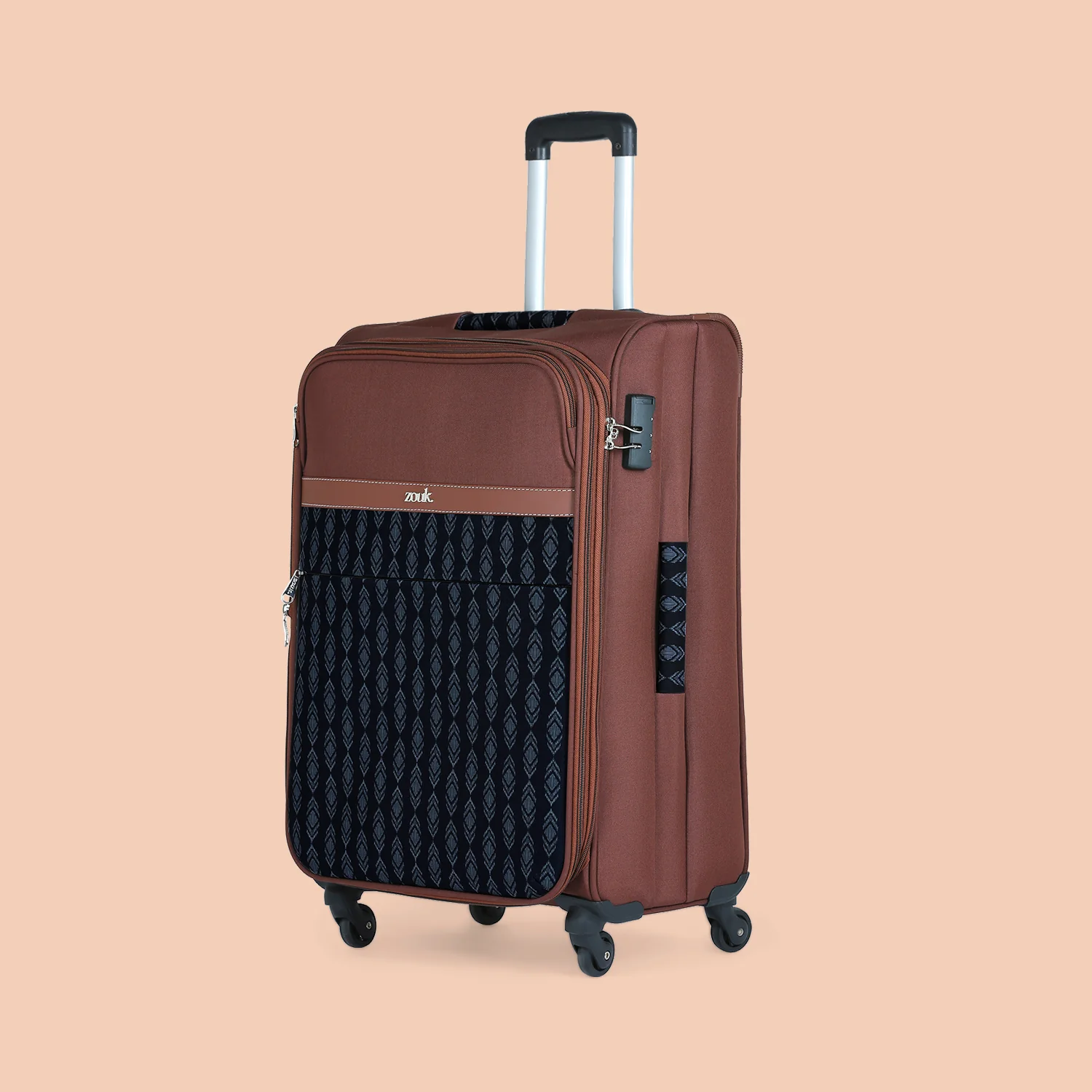 Hyderabad Ikat Avasa Trolley Bag Combo (Cabin & Medium) - Image 7