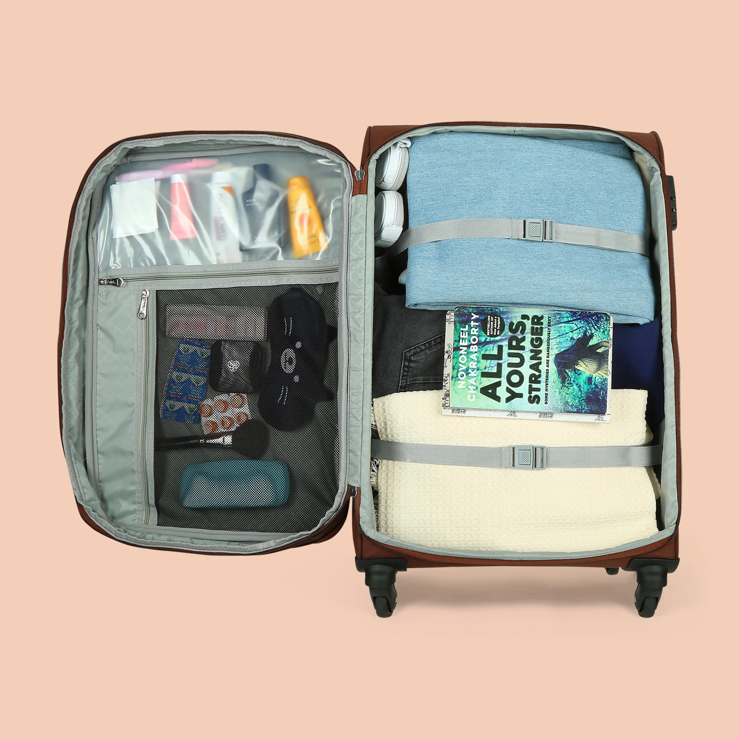 Hyderabad Ikat Avasa Trolley Bag (Medium) - Image 8