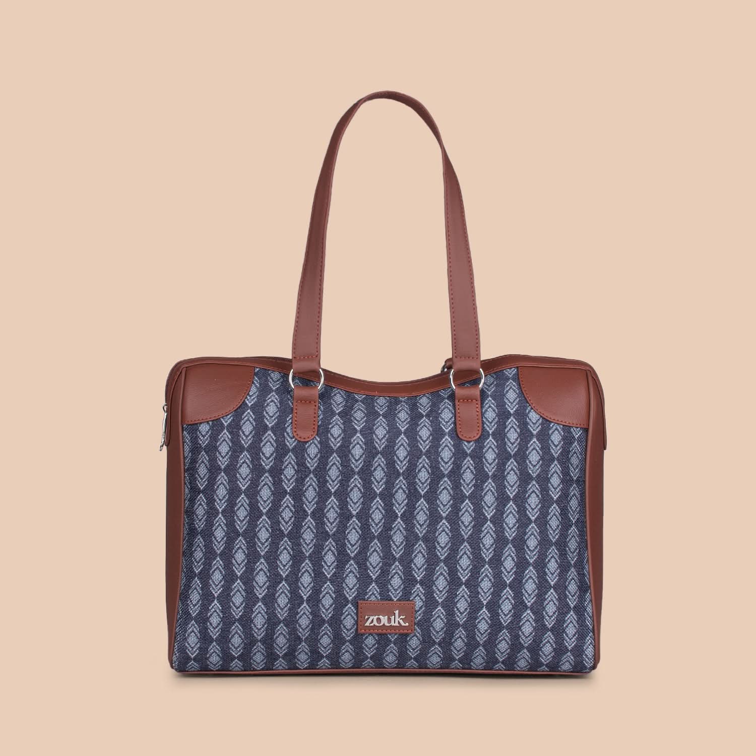 Hyderabad Ikat Conference Office Bag - Image 3