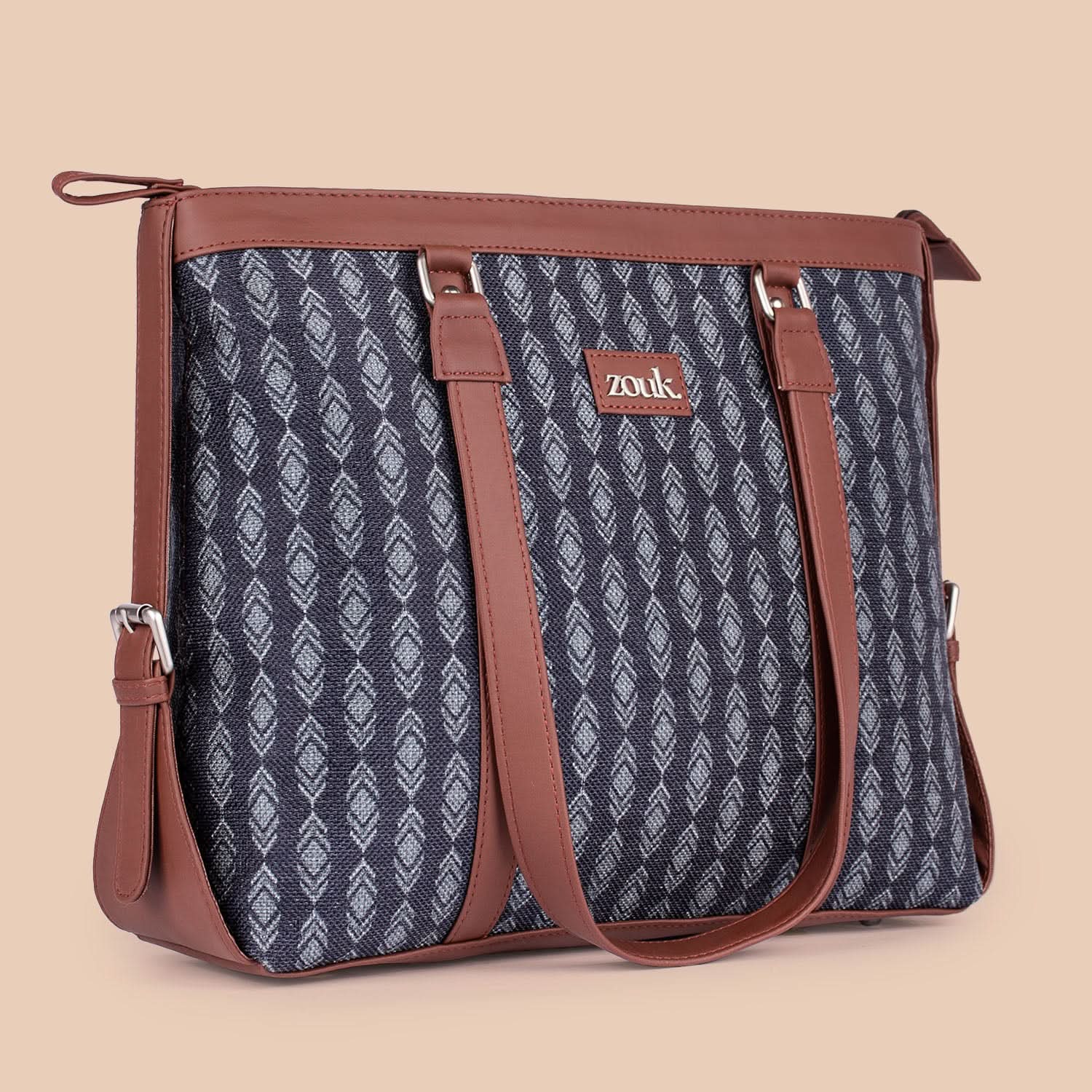 Hyderabad Ikat Women's Office Bag - Image 5