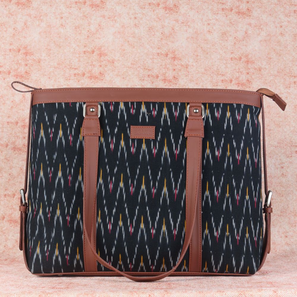 Ikat African Wave - Women's Office Bag & Sling Bag Combo - Image 2