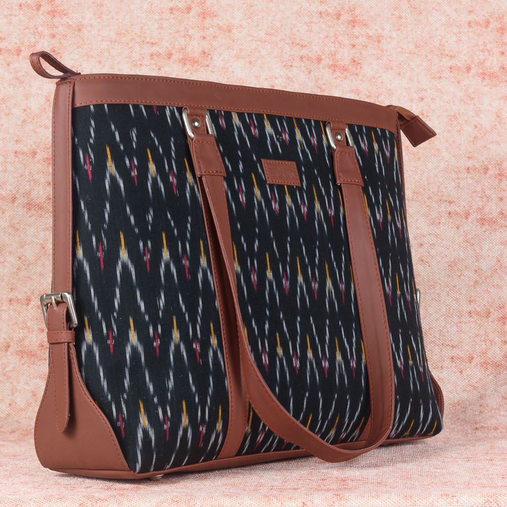 Ikat African Wave - Women's Office Bag & Sling Bag Combo - Image 3