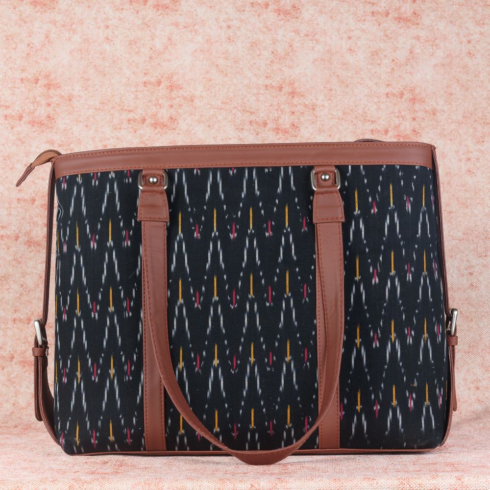 Ikat African Wave - Women's Office Bag & Sling Bag Combo - Image 4